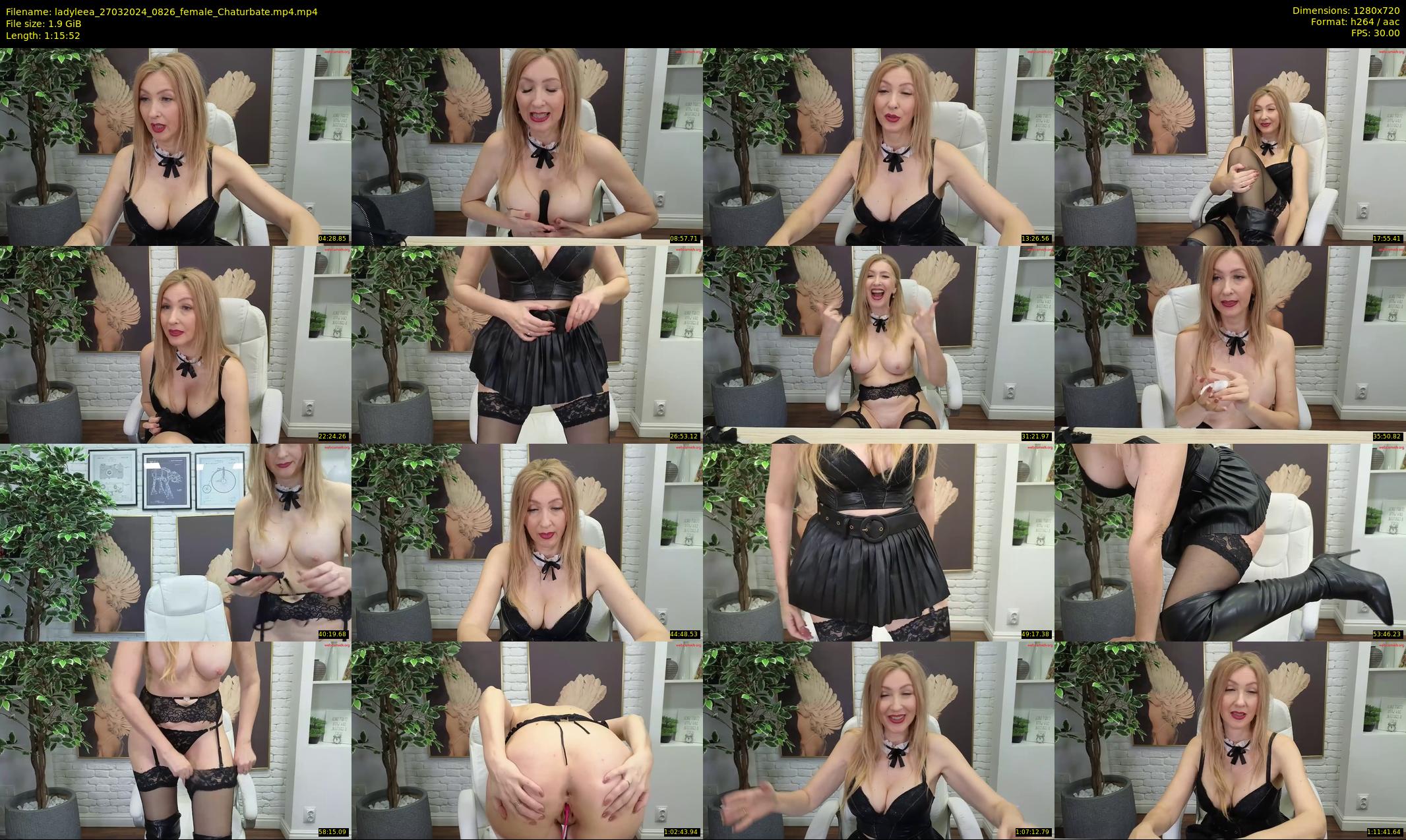 ladyleea — 76 minute Chaturbate female cam show recording, 720p, Mar 27, 2024