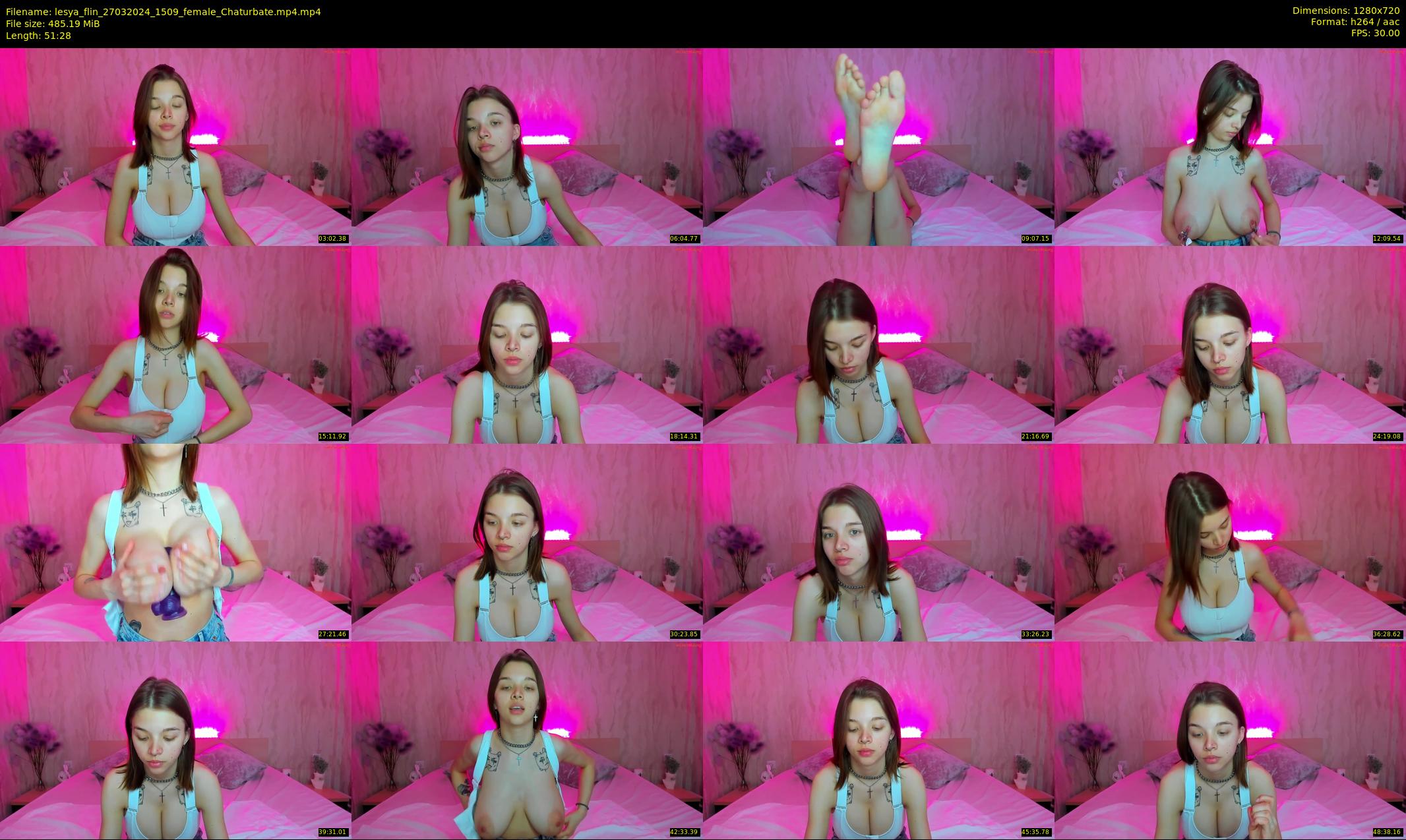 lesya_flin — 52 minute Chaturbate female cam show recording, 720p, Mar 27, 2024