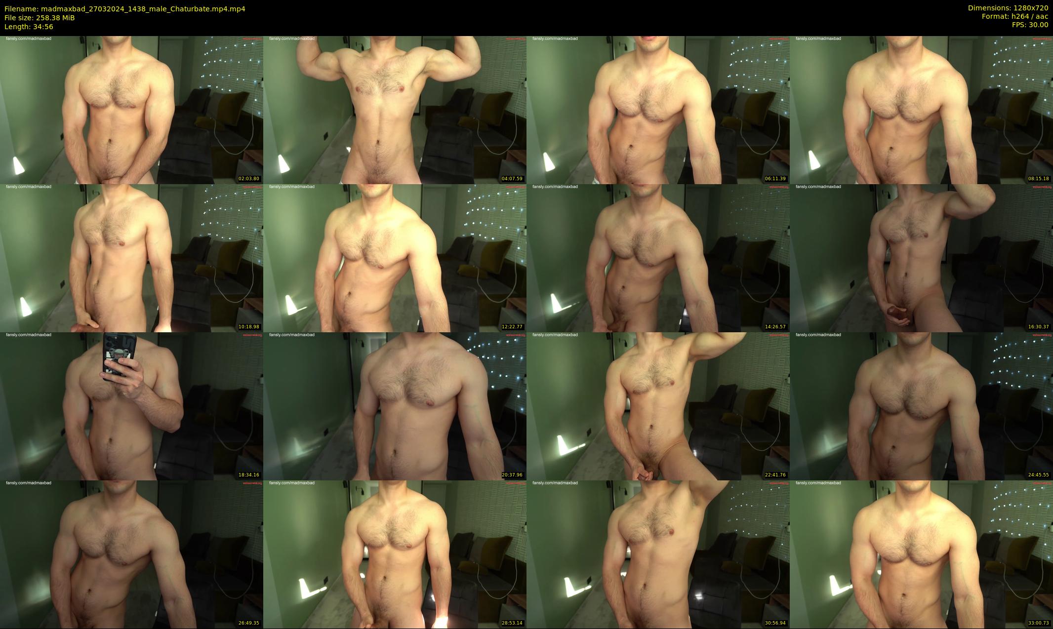 madmaxbad — 35 minute Chaturbate male cam show recording, 720p, Mar 27, 2024
