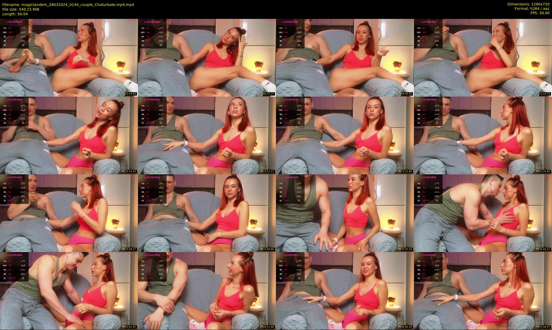 magictandem — 57 minute Chaturbate couple cam show recording, 720p, Mar 28, 2024