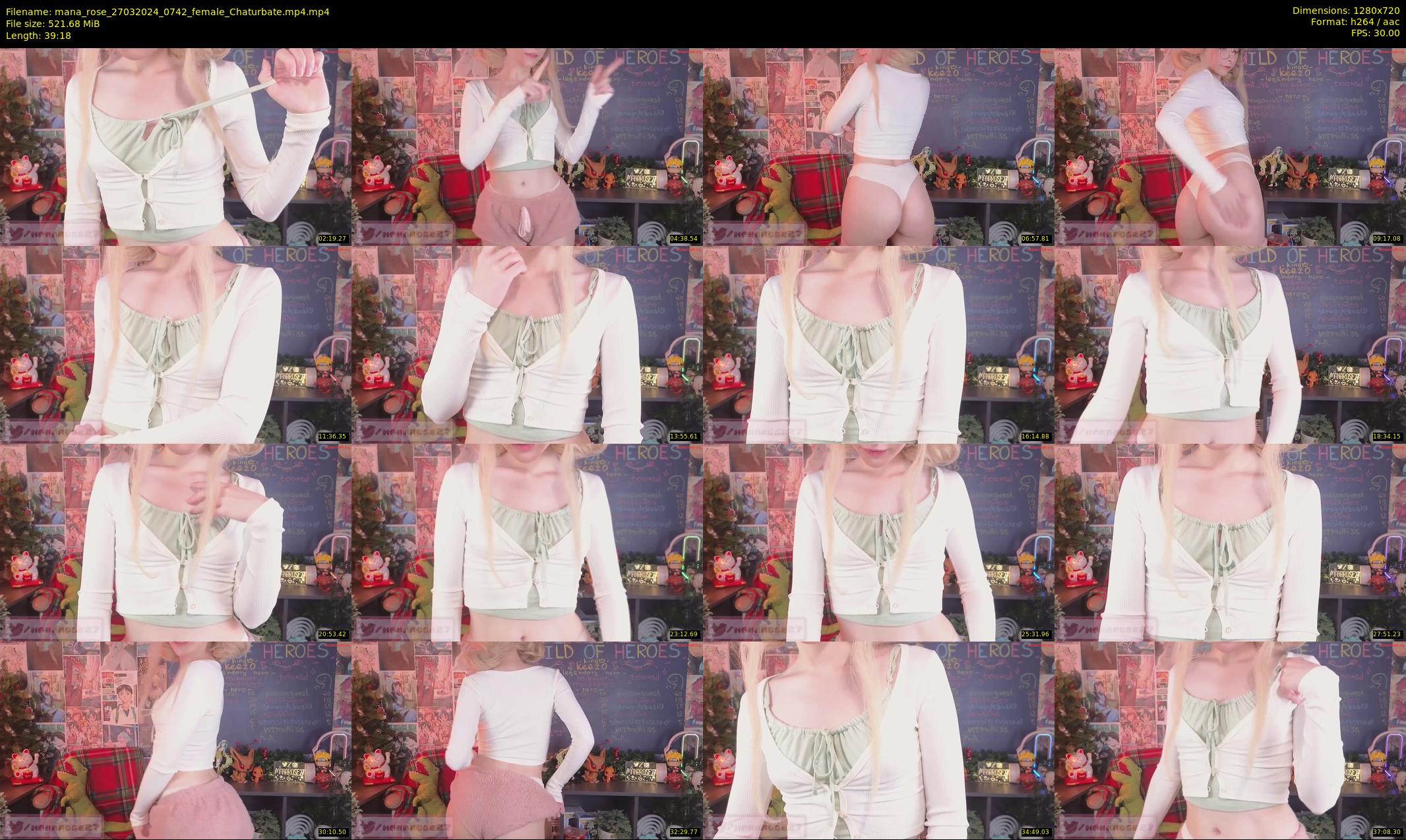 mana_rose — 40 minute Chaturbate female cam show recording, 720p, Mar 27, 2024