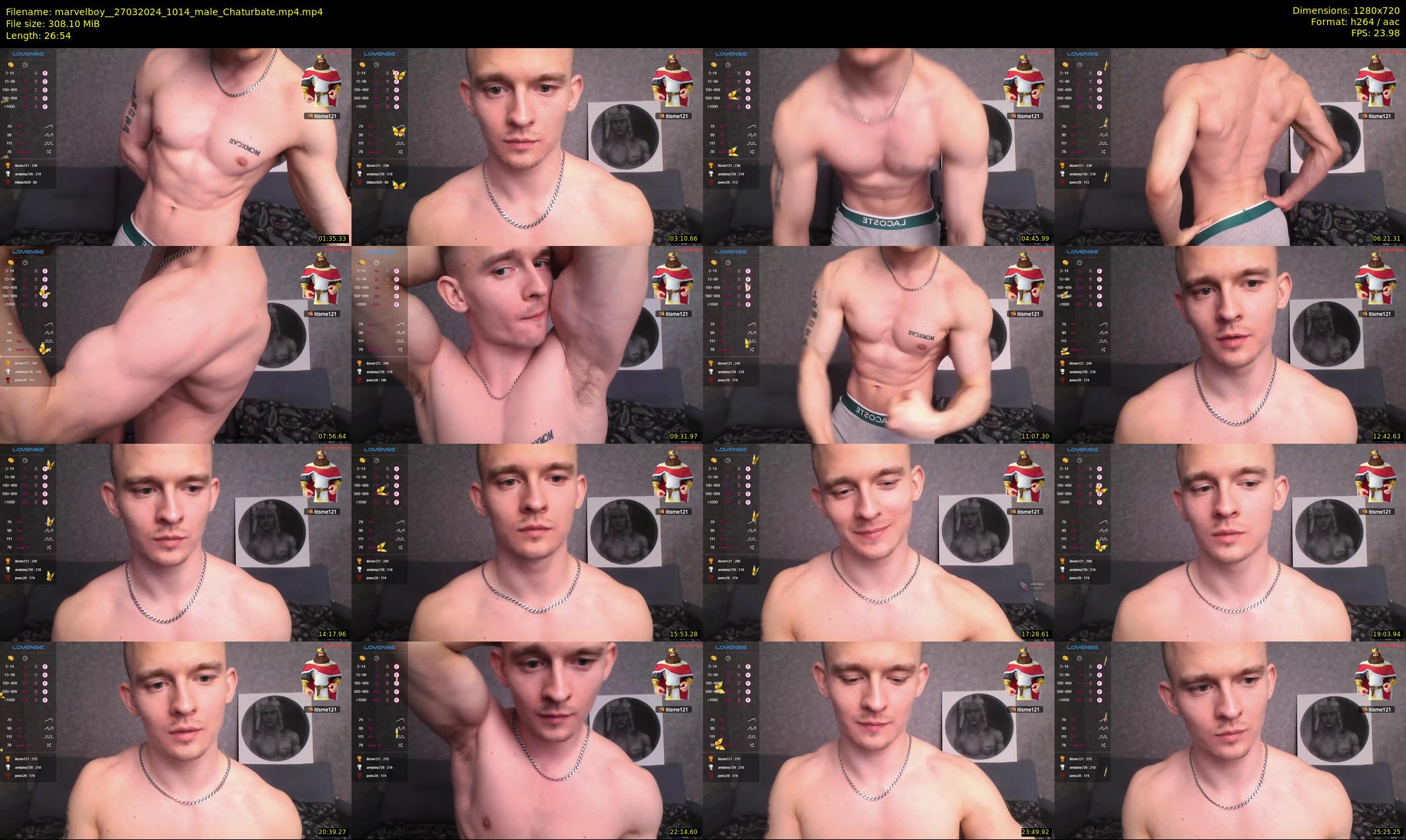 marvelboy_ — 27 minute Chaturbate male cam show recording, 720p, Mar 27, 2024