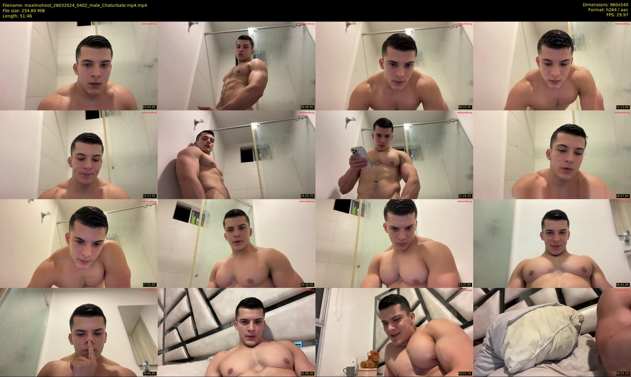 maximohoot — 52 minute Chaturbate male cam show recording, 480p, Mar 28, 2024