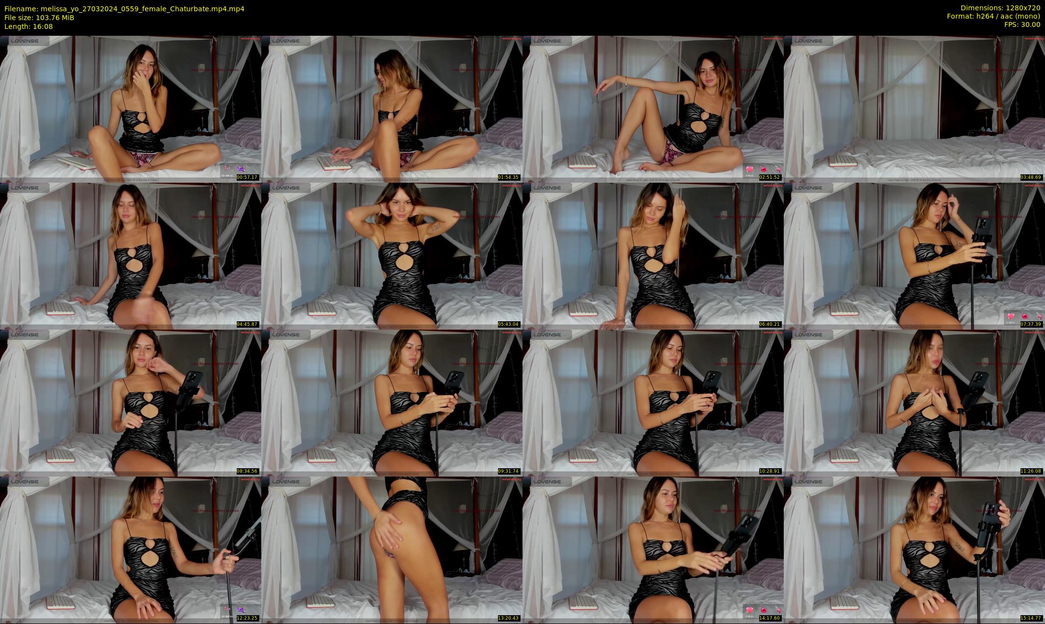 melissa_yo — 17 minute Chaturbate female cam show recording, 720p, Mar 27, 2024