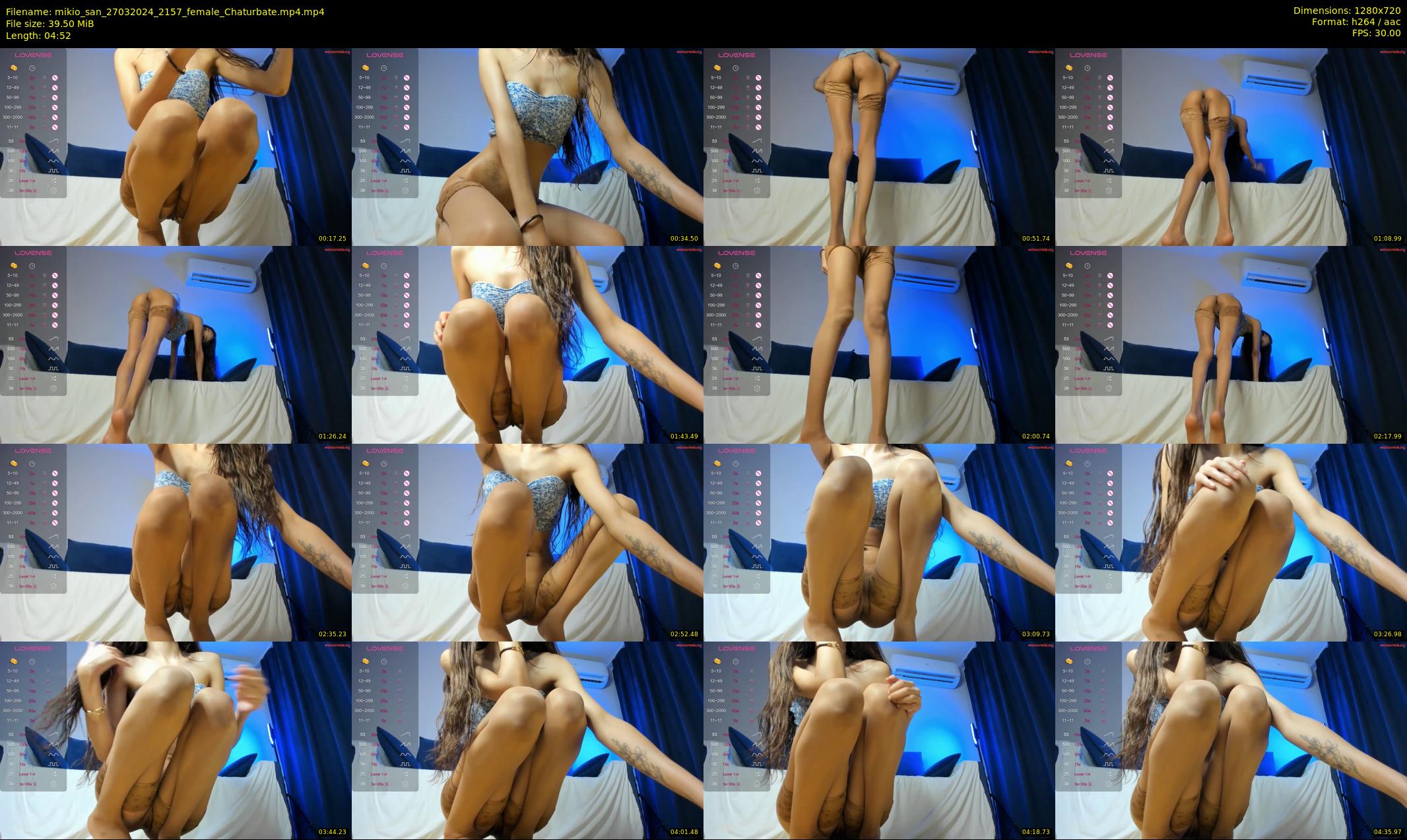 mikio_san — 5 minute Chaturbate female cam show recording, 720p, Mar 27, 2024