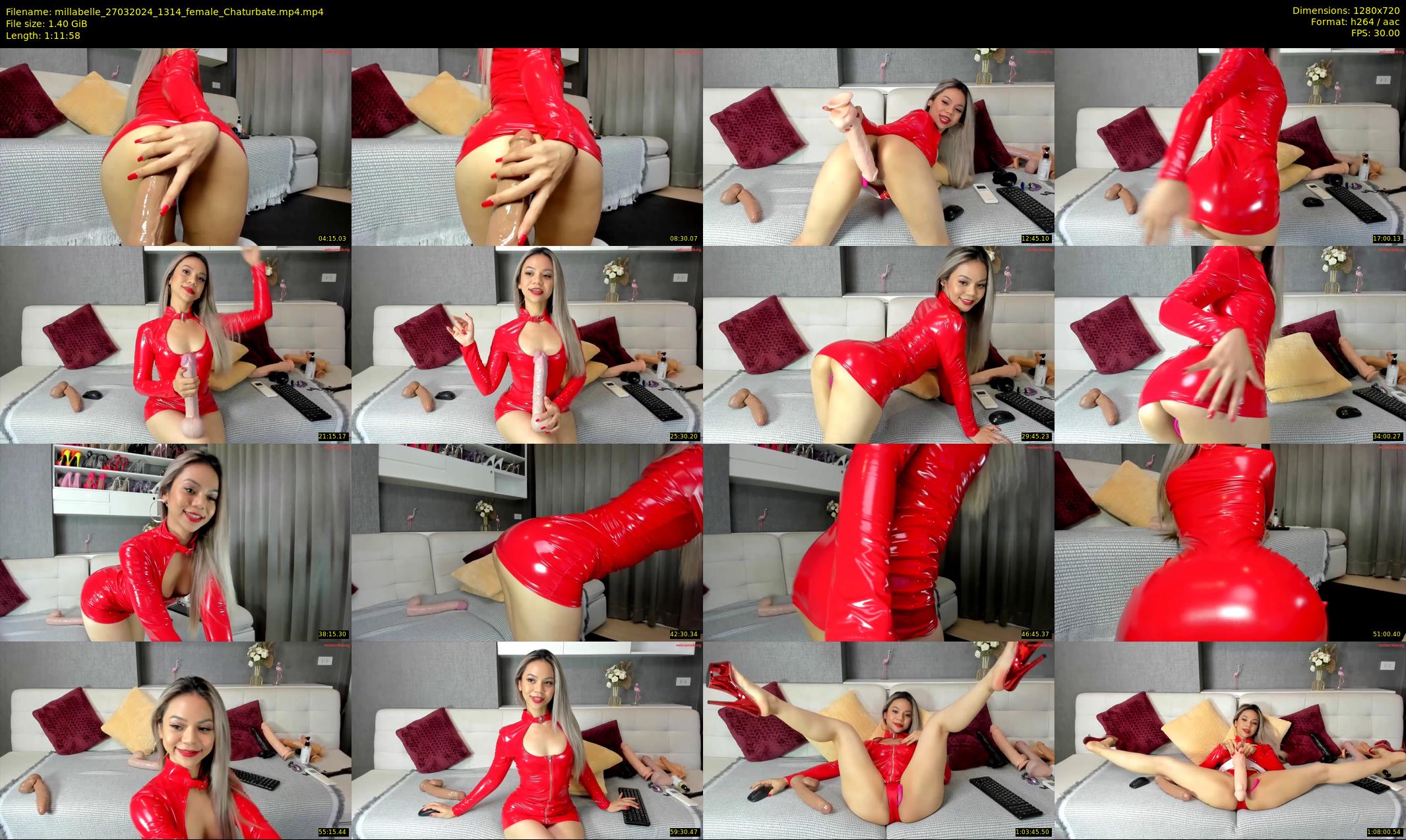 millabelle — 72 minute Chaturbate female cam show recording, 720p, Mar 27, 2024