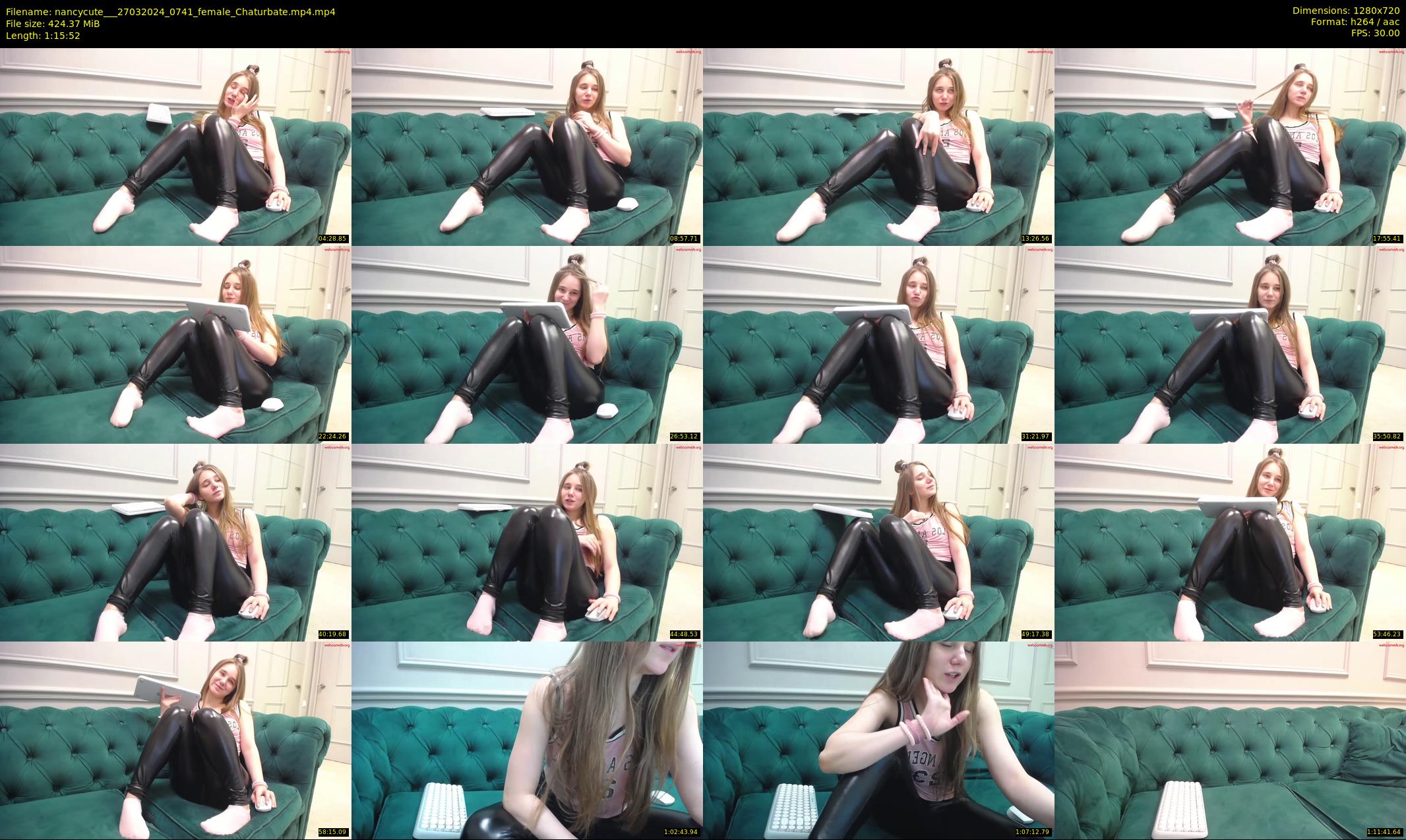 nancycute__ — 76 minute Chaturbate female cam show recording, 720p, Mar 27, 2024