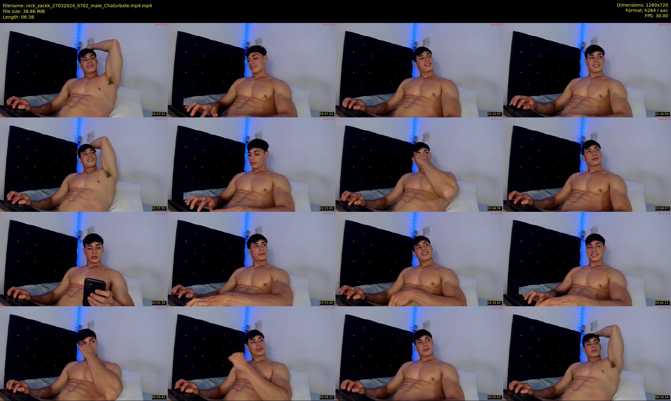 nick_zackk — 7 minute Chaturbate male cam show recording, 720p, Mar 27, 2024