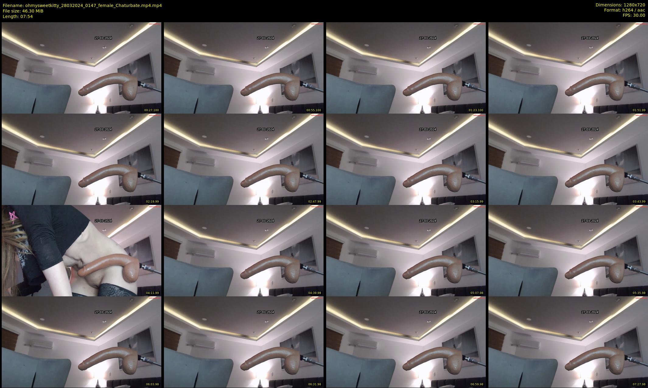 ohmysweetkitty — 8 minute Chaturbate female cam show recording, 720p, Mar 28, 2024