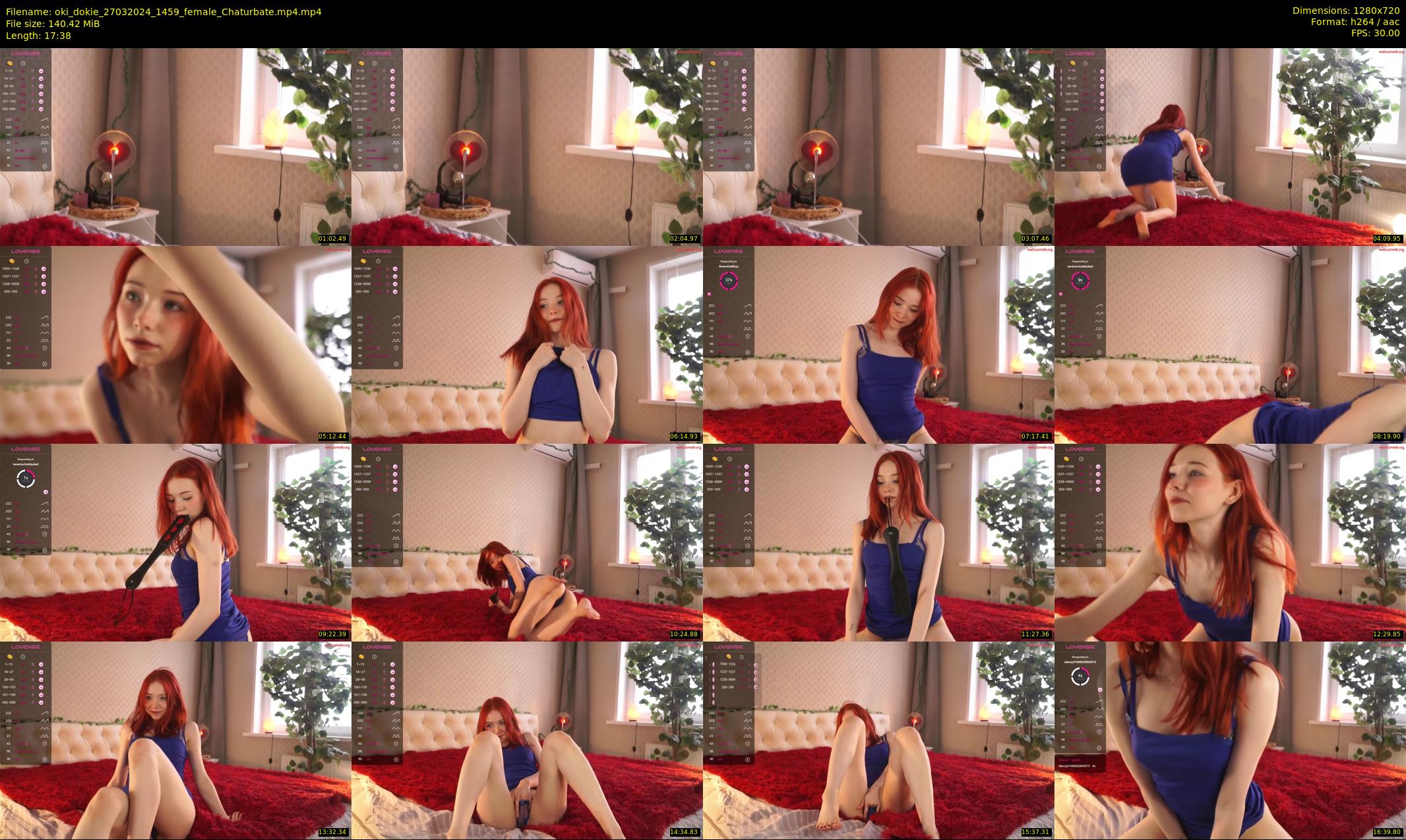 oki_dokie — 18 minute Chaturbate female cam show recording, 720p, Mar 27, 2024