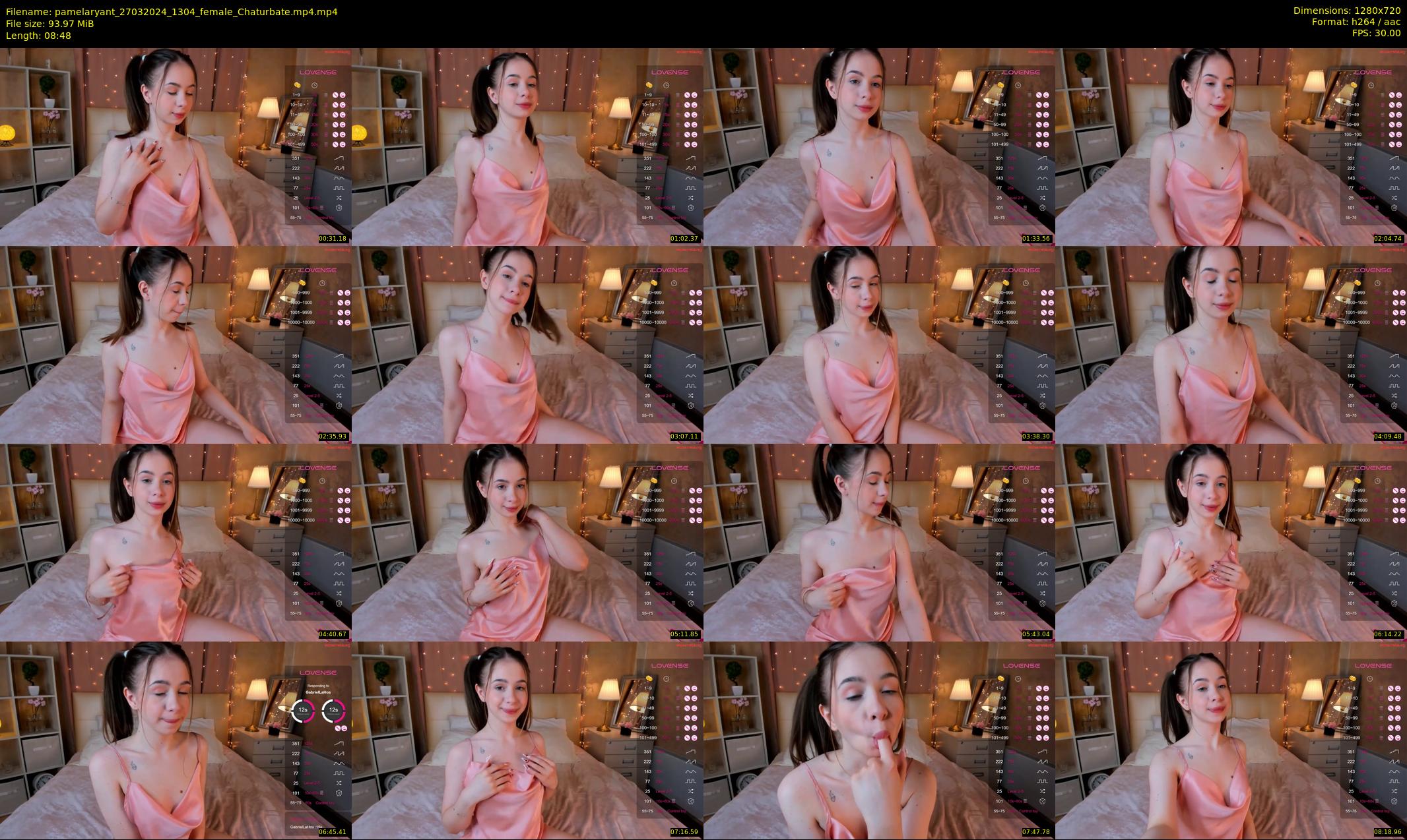 pamelaryant — 9 minute Chaturbate female cam show recording, 720p, Mar 27, 2024