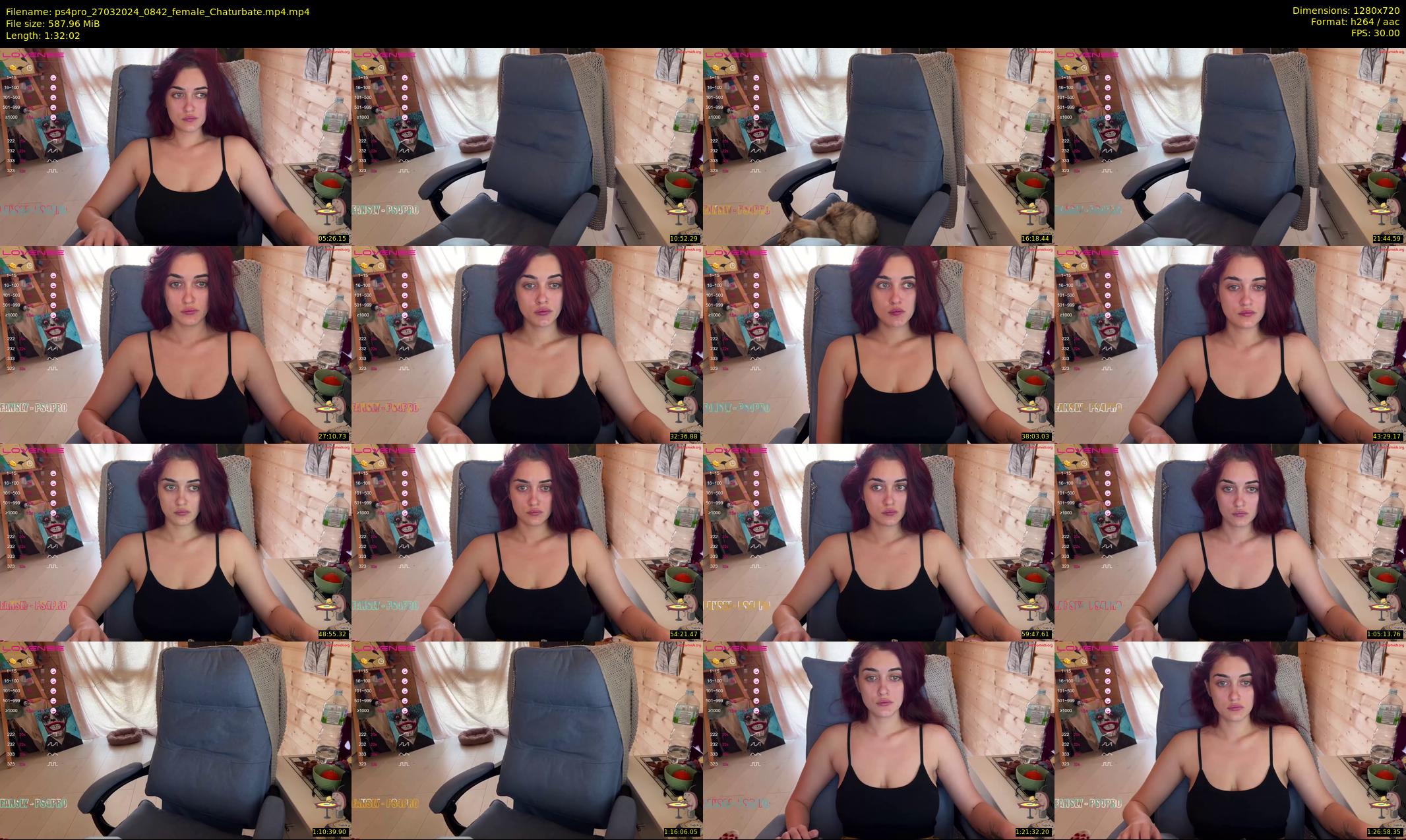 ps4pro — 93 minute Chaturbate female cam show recording, 720p, Mar 27, 2024