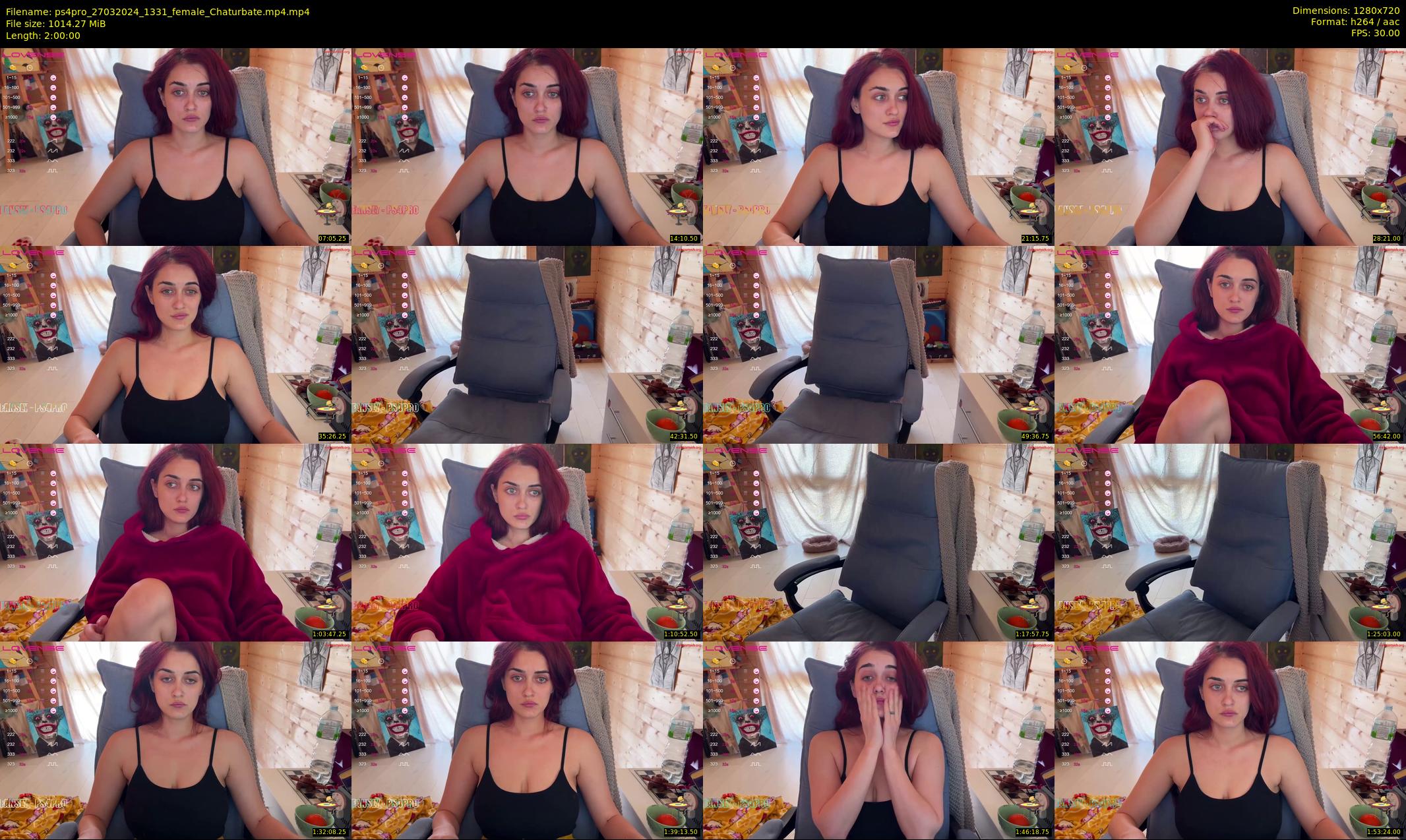 ps4pro — 120 minute Chaturbate female cam show recording, 720p, Mar 27, 2024