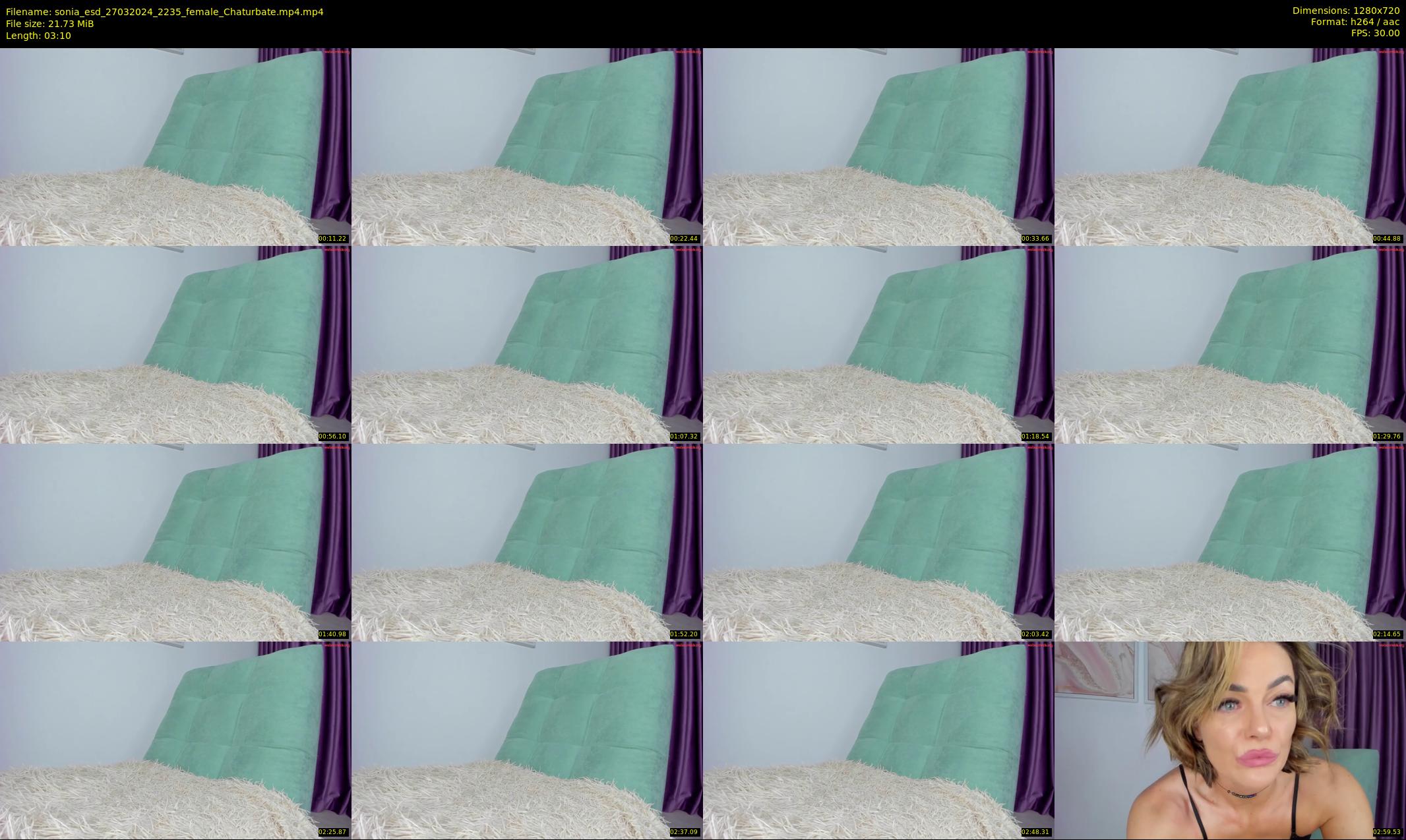 sonia_esd — 4 minute Chaturbate female cam show recording, 720p, Mar 27, 2024