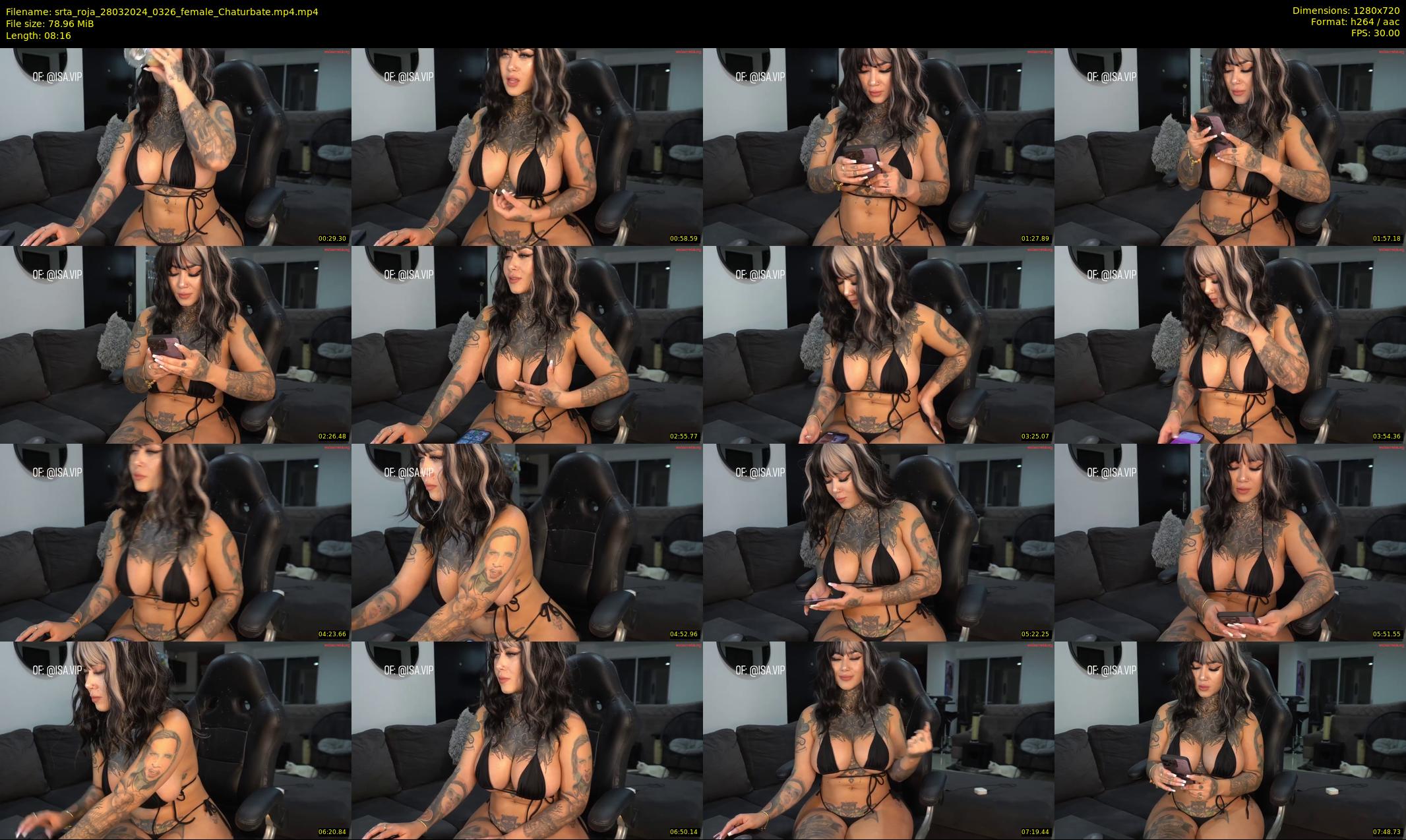 srta_roja — 9 minute Chaturbate female cam show recording, 720p, Mar 28, 2024
