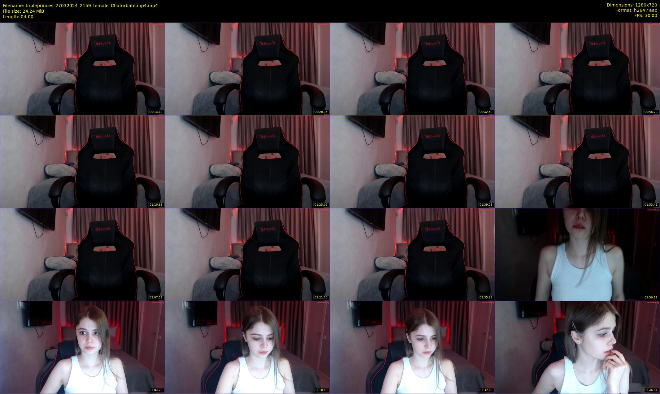 tripleprinces — 4 minute Chaturbate female cam show recording, 720p, Mar 27, 2024