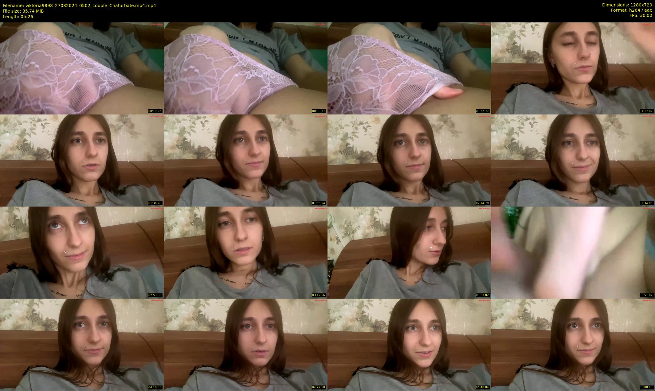 viktoria9898 — 6 minute Chaturbate couple cam show recording, 720p, Mar 27, 2024
