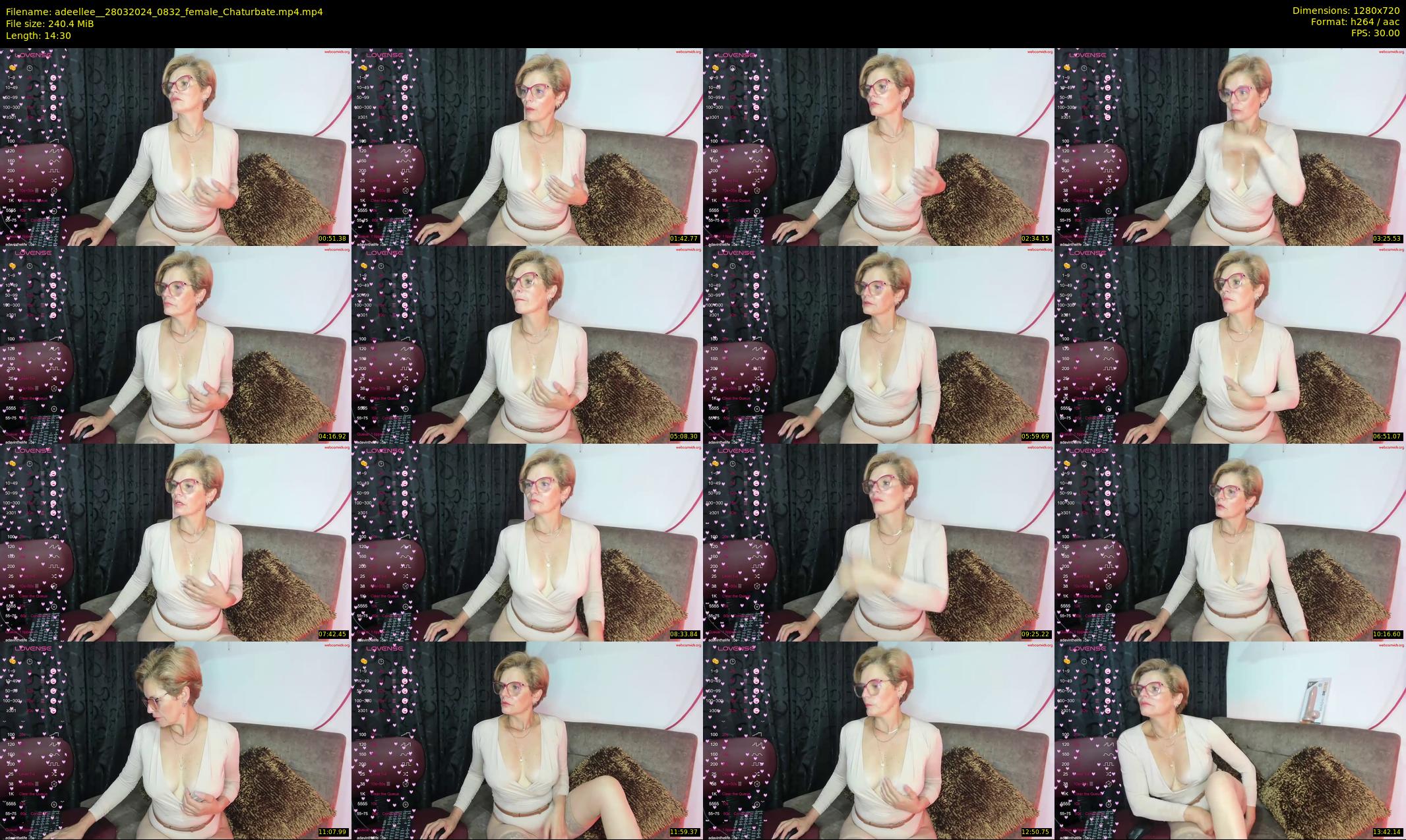 adeellee_ — 15 minute Chaturbate female cam show recording, 720p, Mar 28, 2024