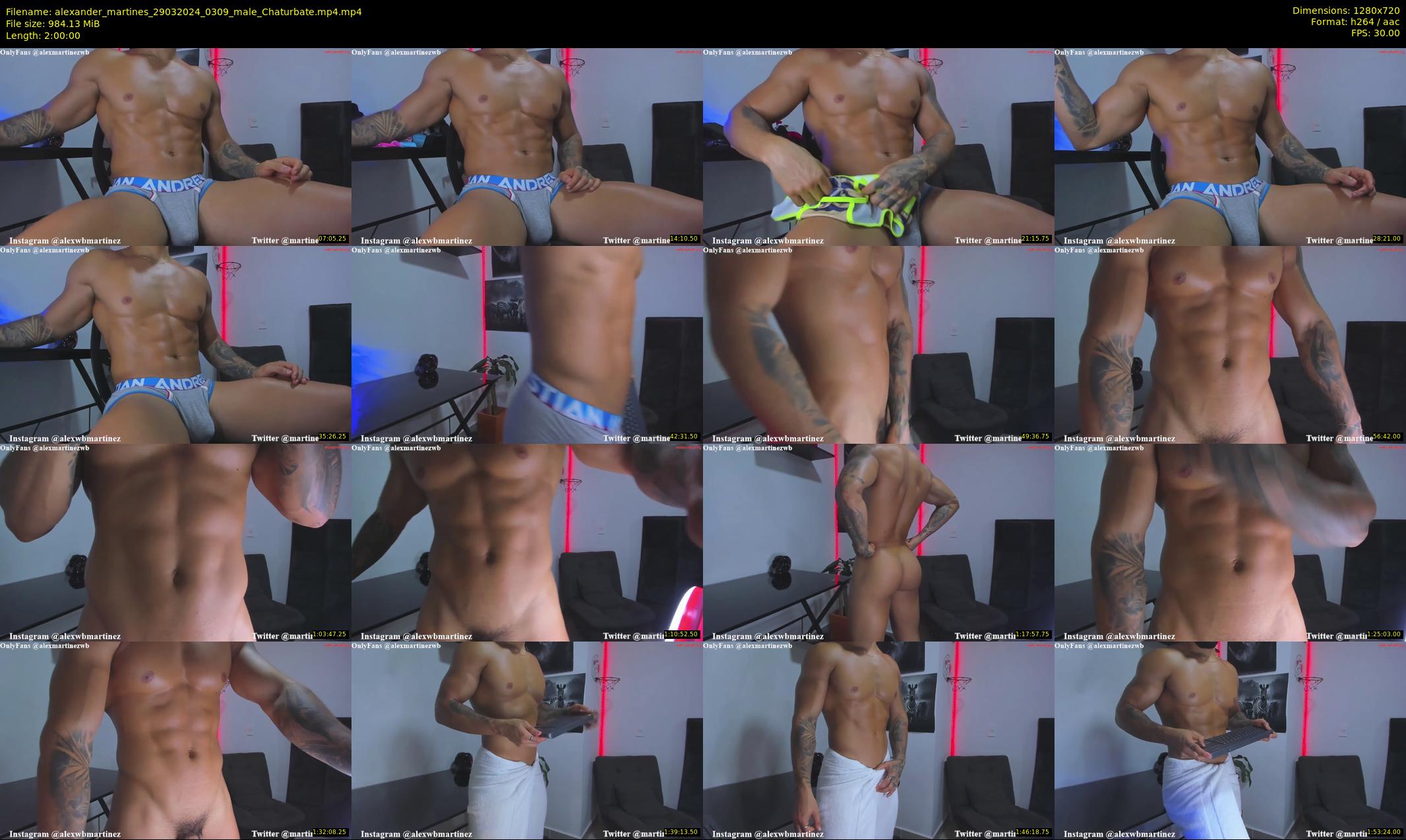 alexander_martines — 120 minute Chaturbate male cam show recording, 720p, Mar 29, 2024