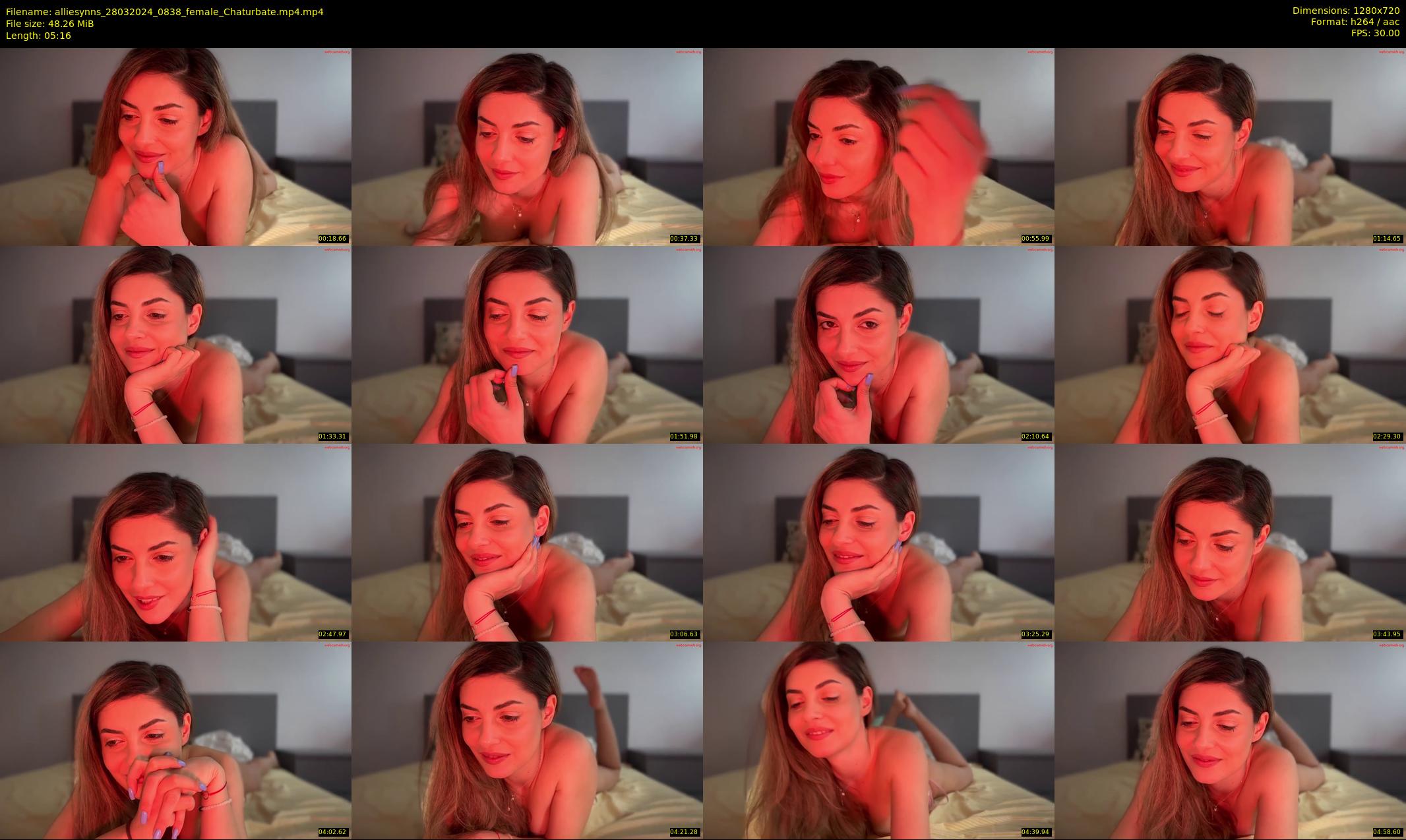 alliesynns — 6 minute Chaturbate female cam show recording, 720p, Mar 28, 2024