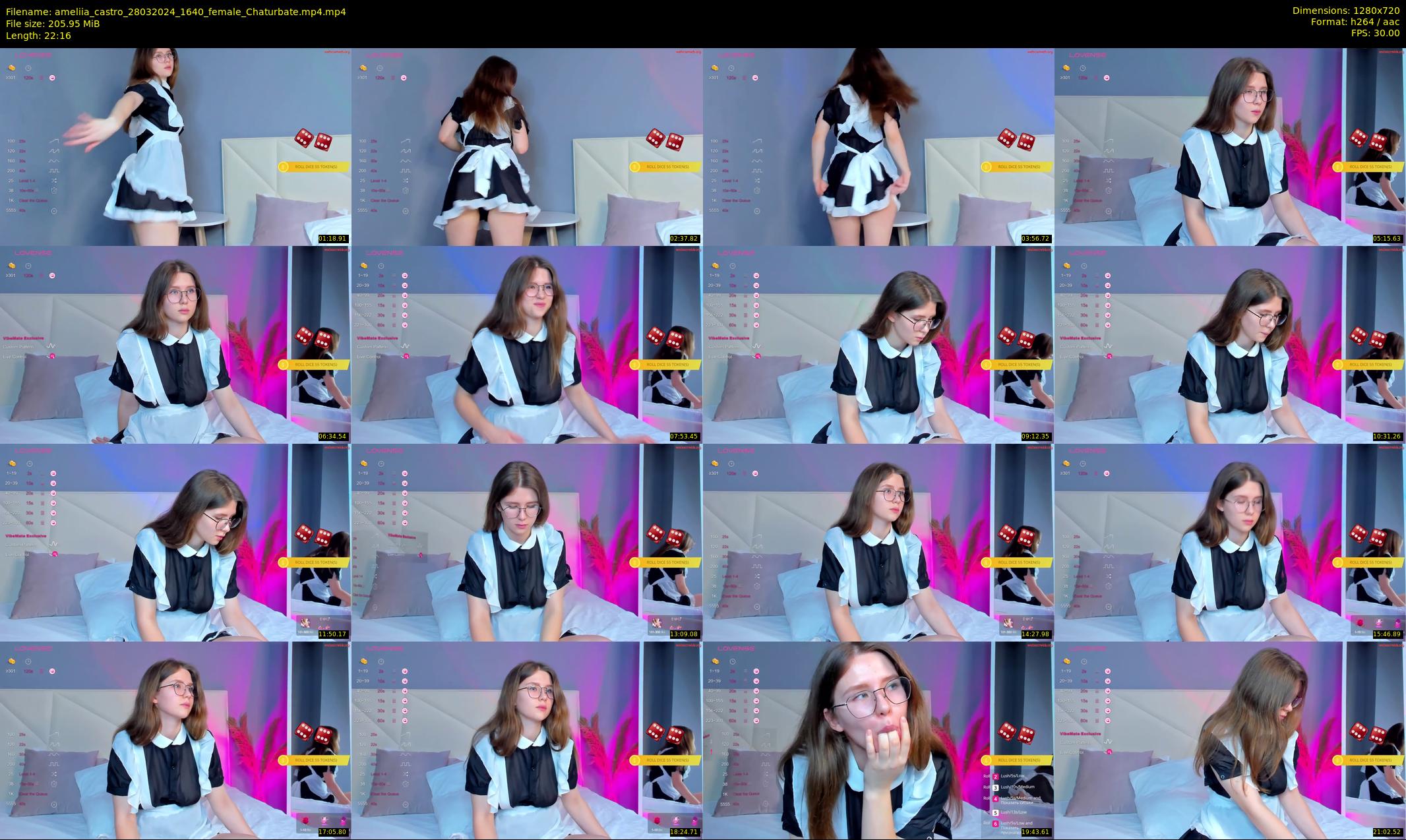ameliia_castro — 23 minute Chaturbate female cam show recording, 720p, Mar 28, 2024