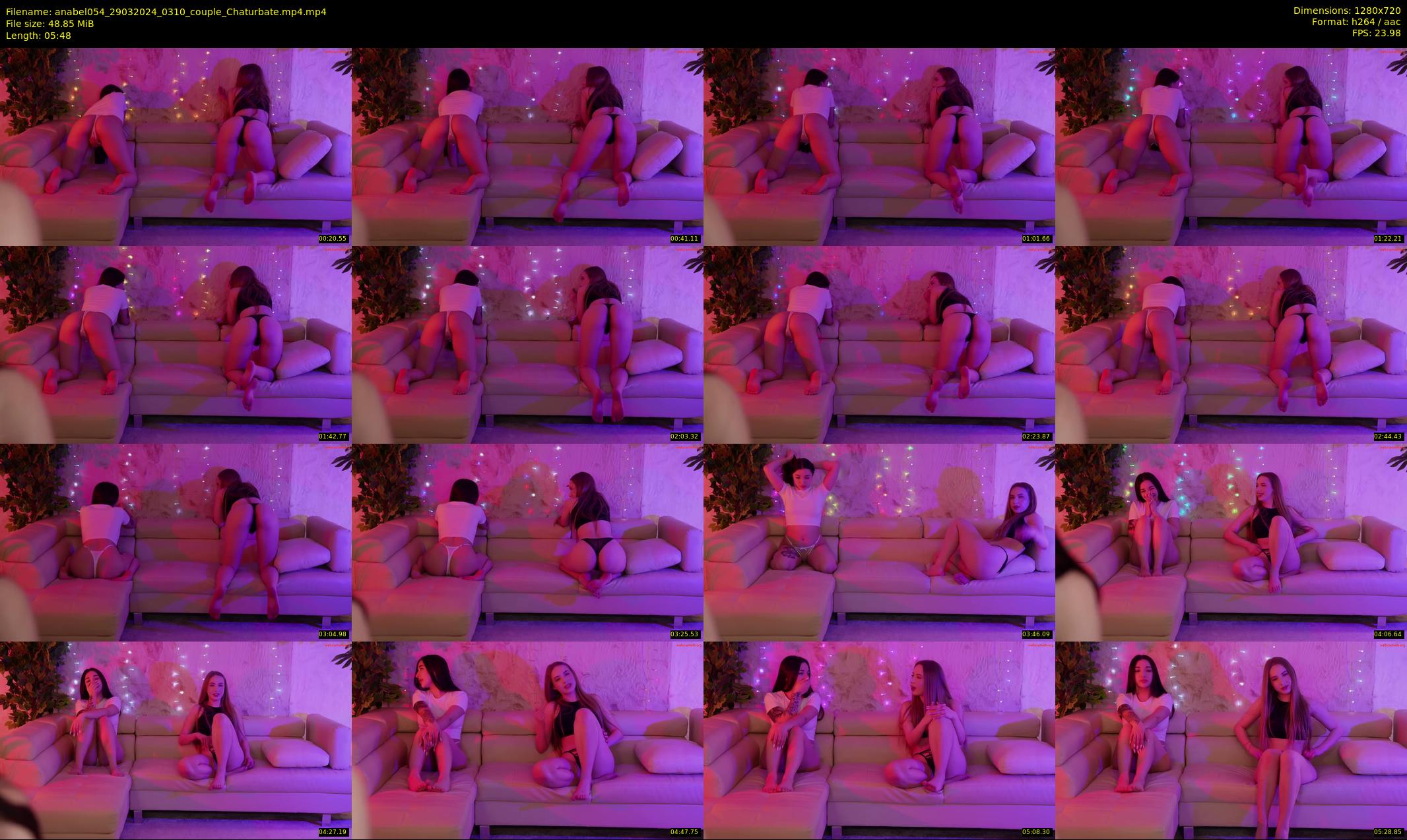 anabel054 — 6 minute Chaturbate female cam show recording, 720p, Mar 29, 2024