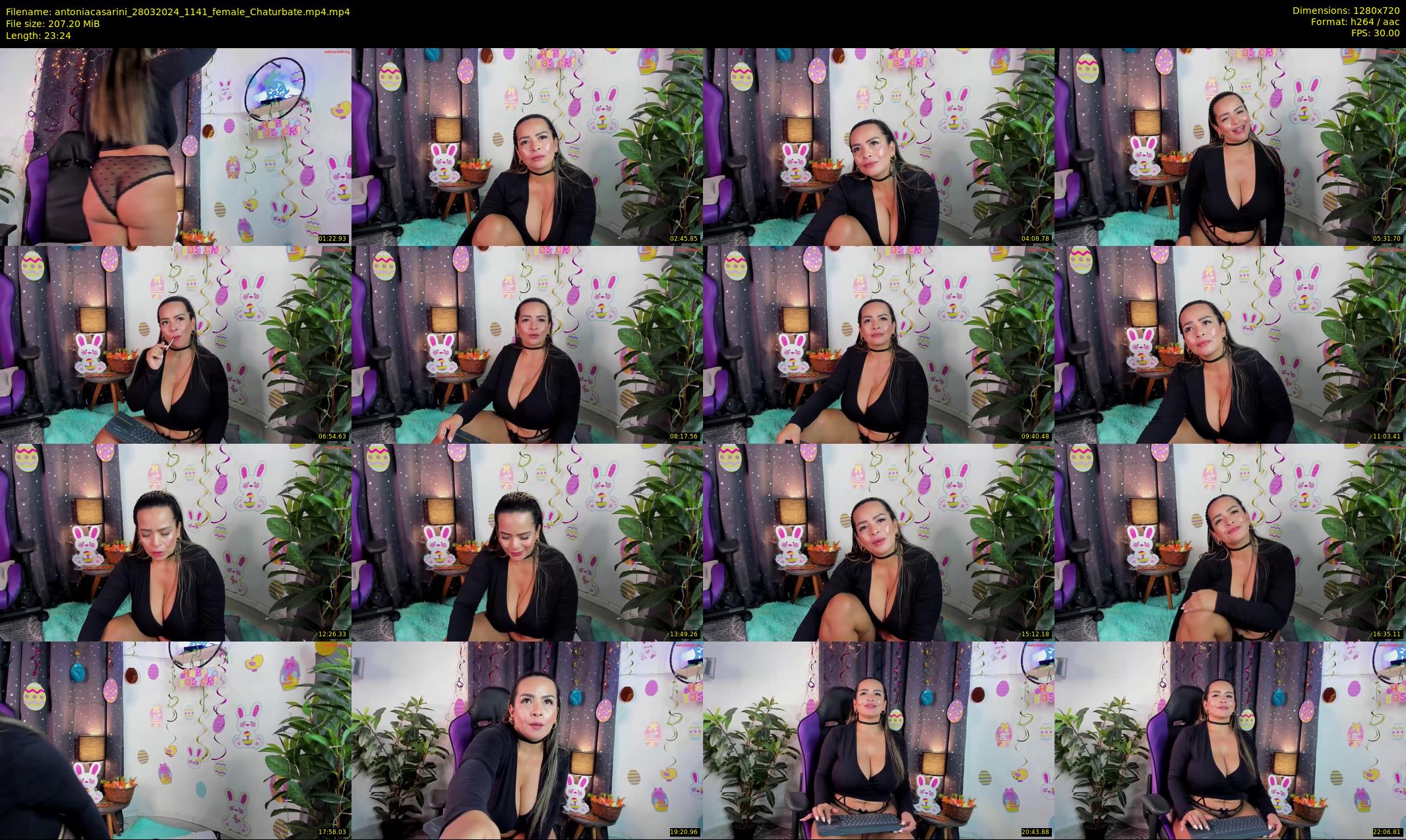 antoniacasarini — 24 minute Chaturbate female cam show recording, 720p, Mar 28, 2024