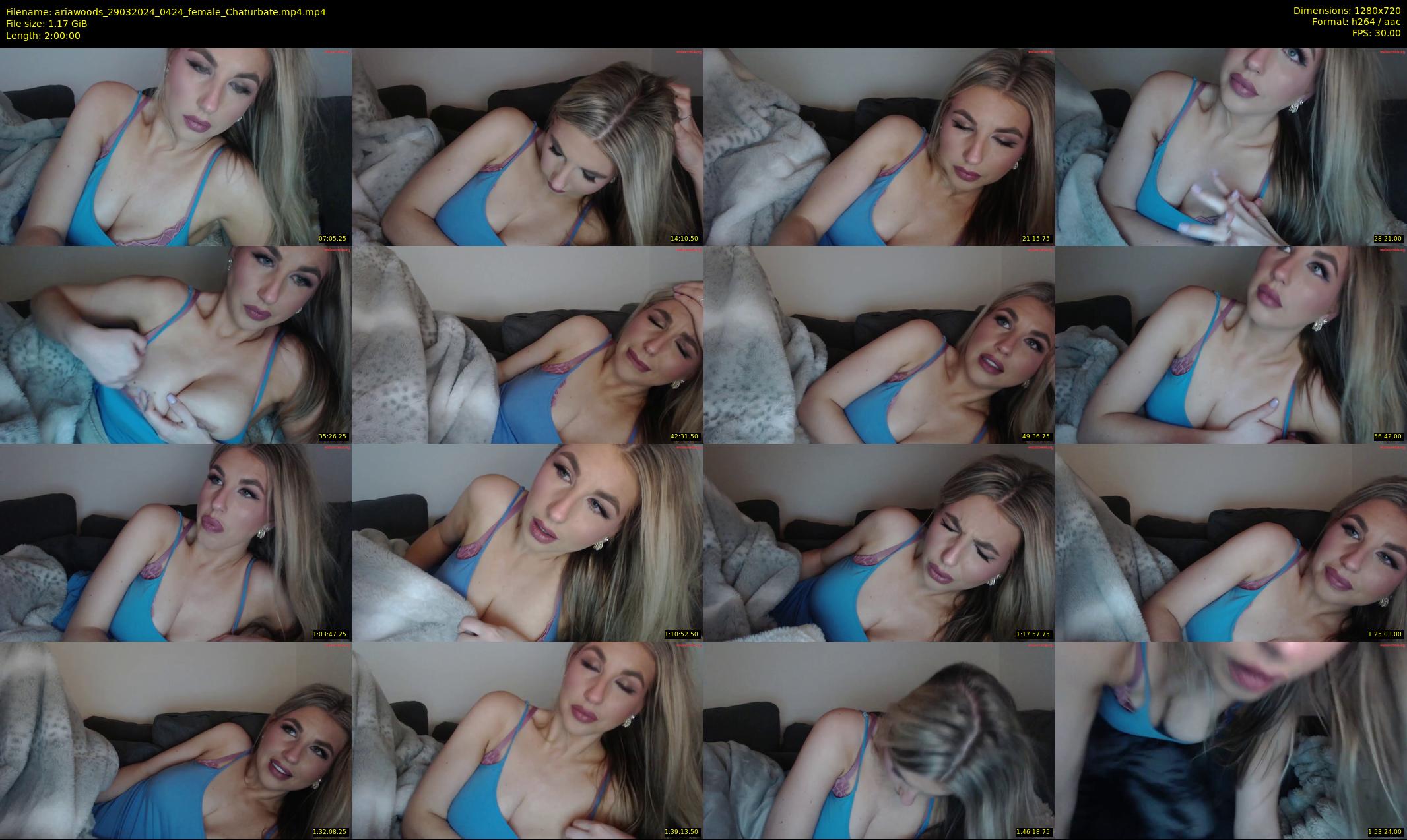 ariawoods — 120 minute Chaturbate female cam show recording, 720p, Mar 29, 2024