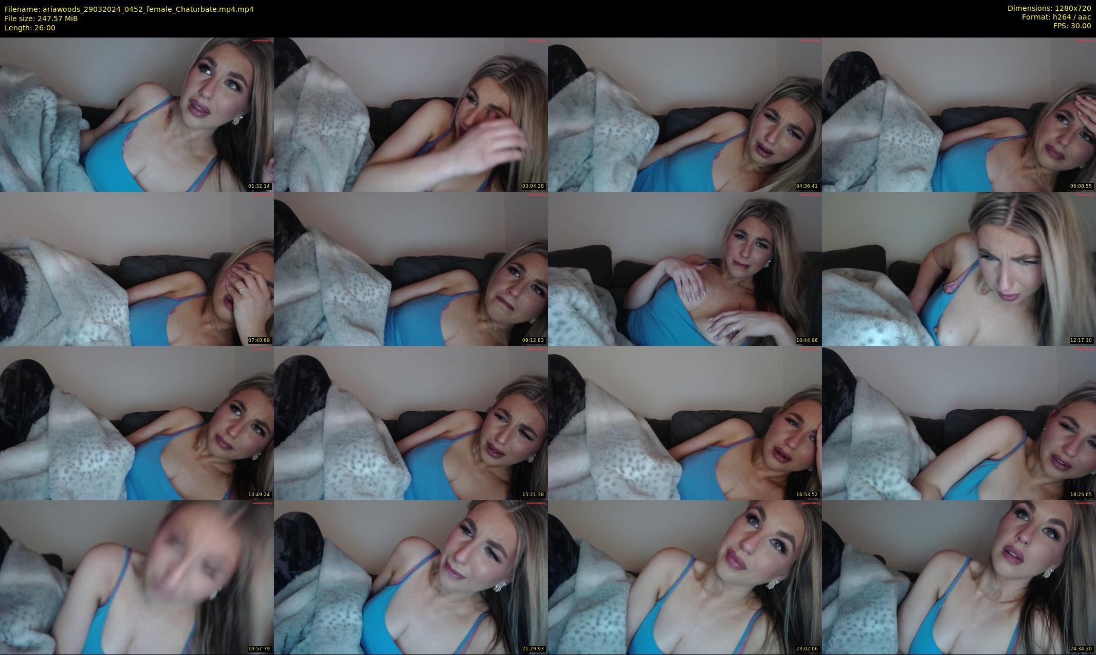 ariawoods — 26 minute Chaturbate female cam show recording, 720p, Mar 29, 2024