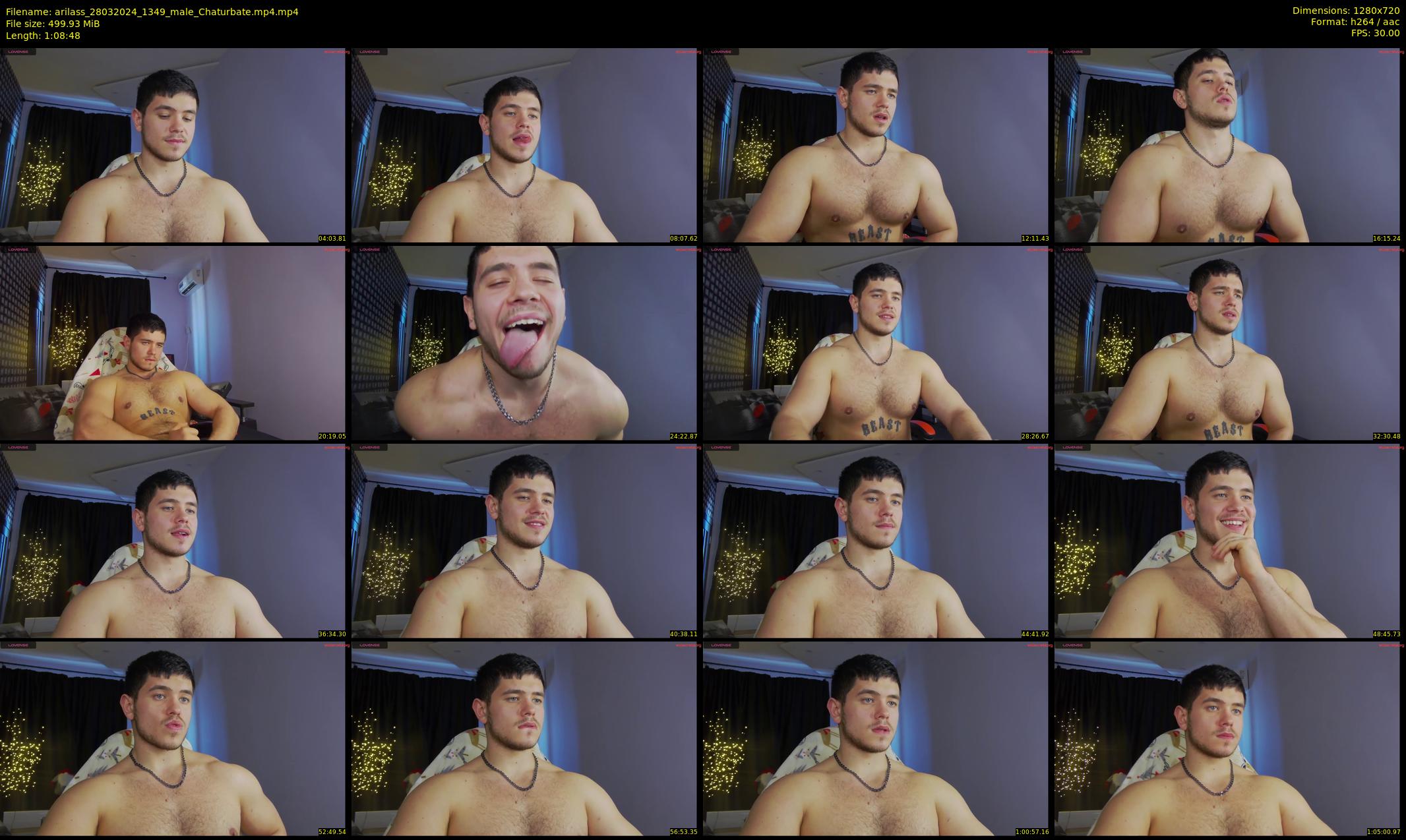 arilass — 69 minute Chaturbate male cam show recording, 720p, Mar 28, 2024