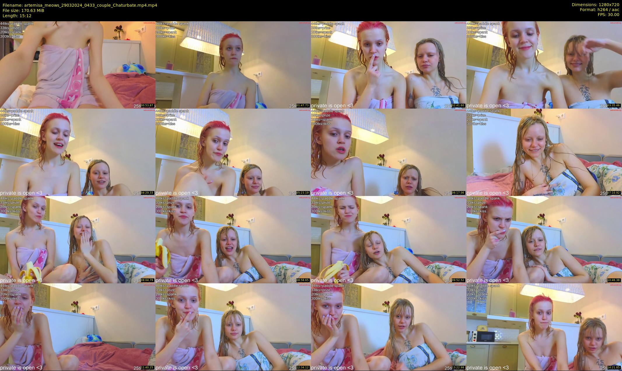 artemisa_meows — 16 minute Chaturbate couple cam show recording, 720p, Mar 29, 2024