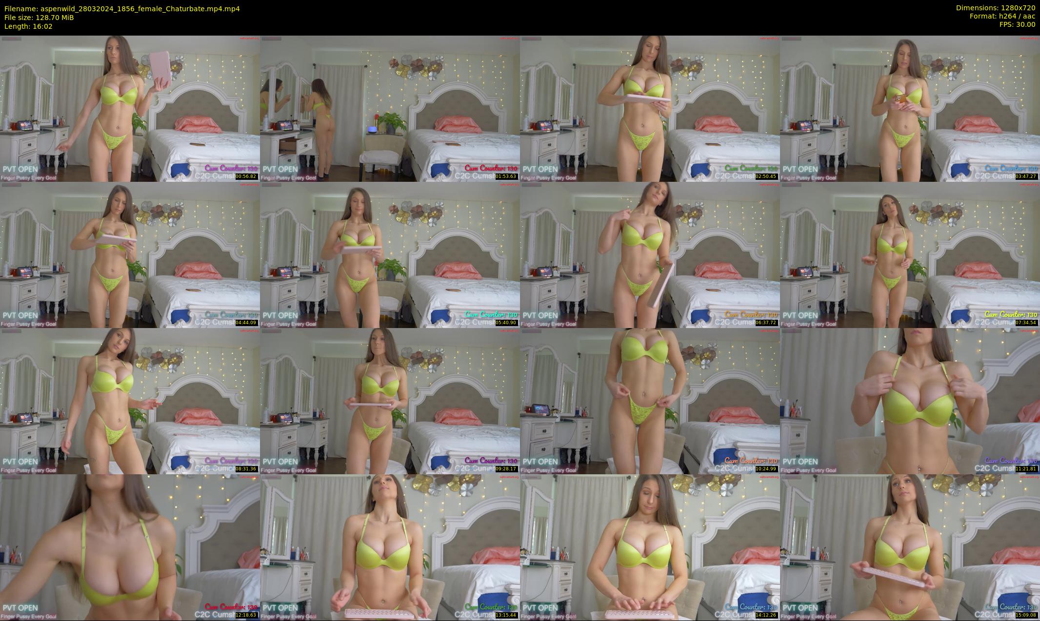 aspenwild — 17 minute Chaturbate female cam show recording, 720p, Mar 28, 2024