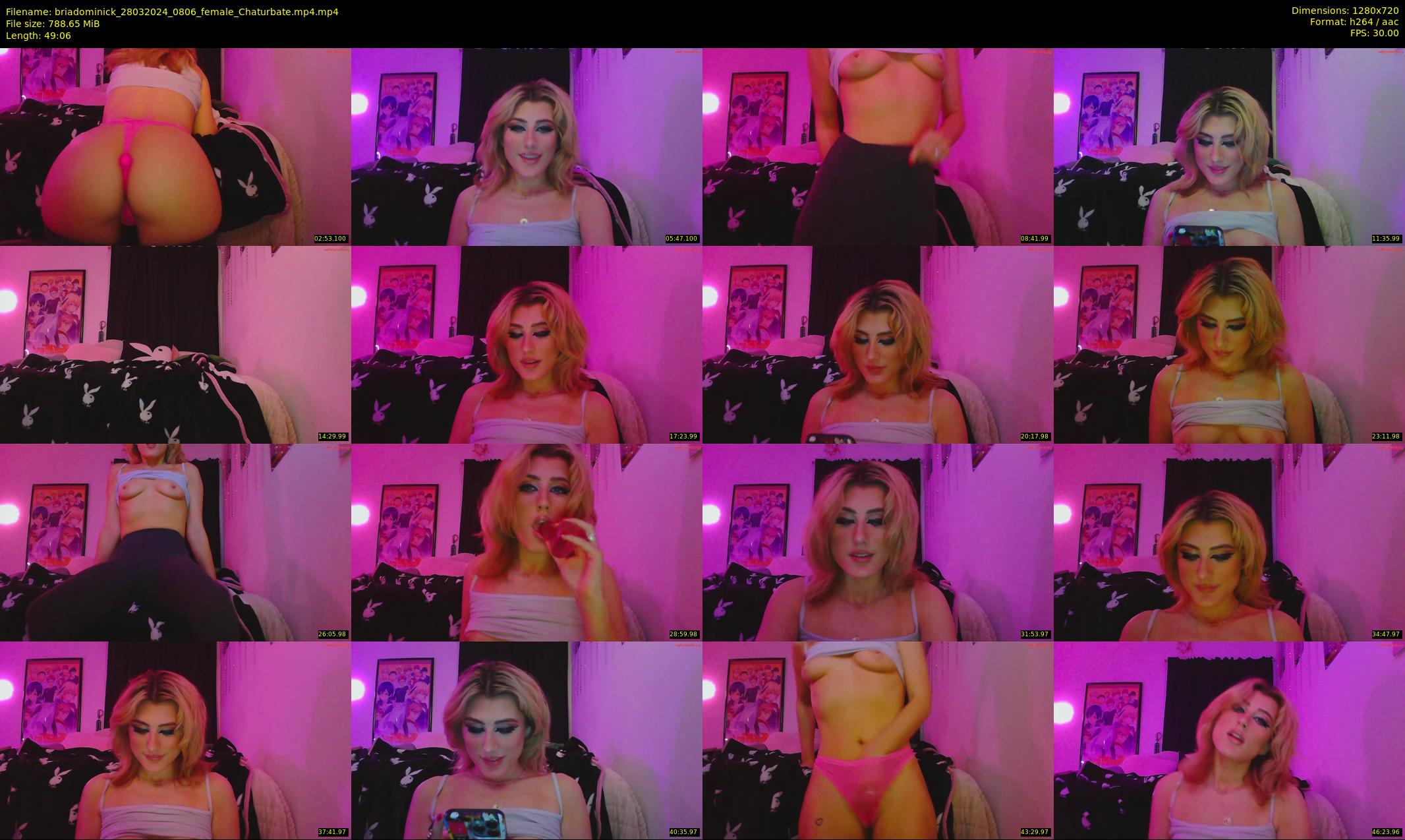 briadominick — 50 minute Chaturbate couple cam show recording, 720p, Mar 28, 2024
