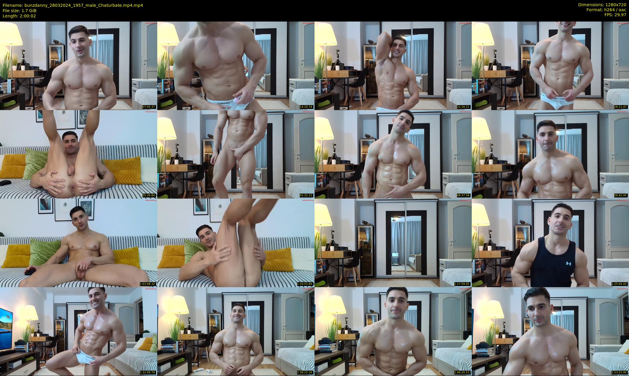bunzdanny — 121 minute Chaturbate male cam show recording, 720p, Mar 28, 2024