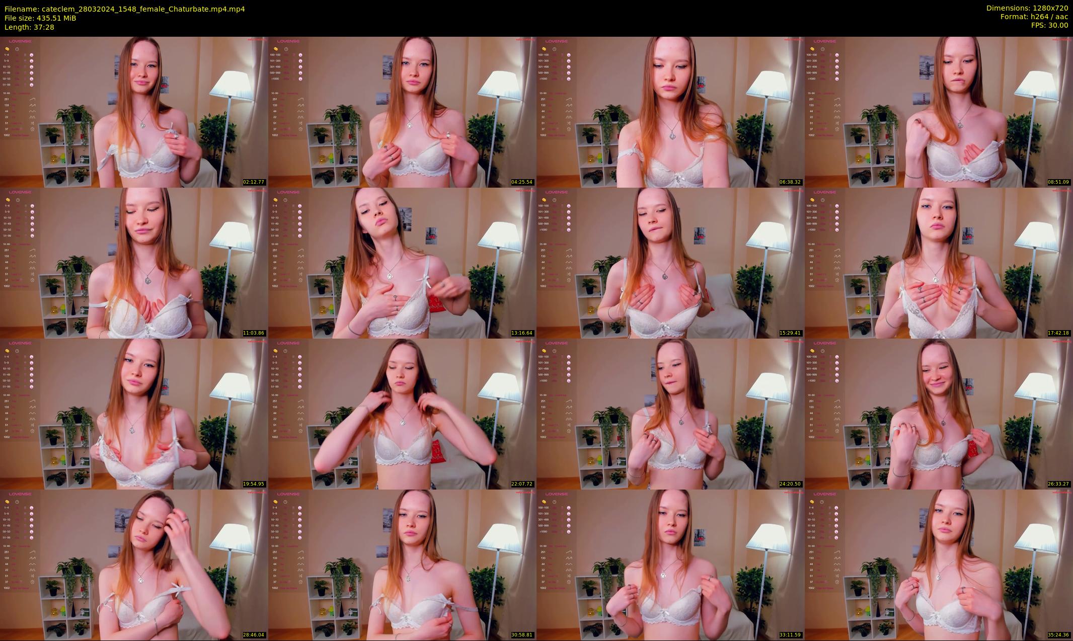 cateclem — 38 minute Chaturbate female cam show recording, 720p, Mar 28, 2024