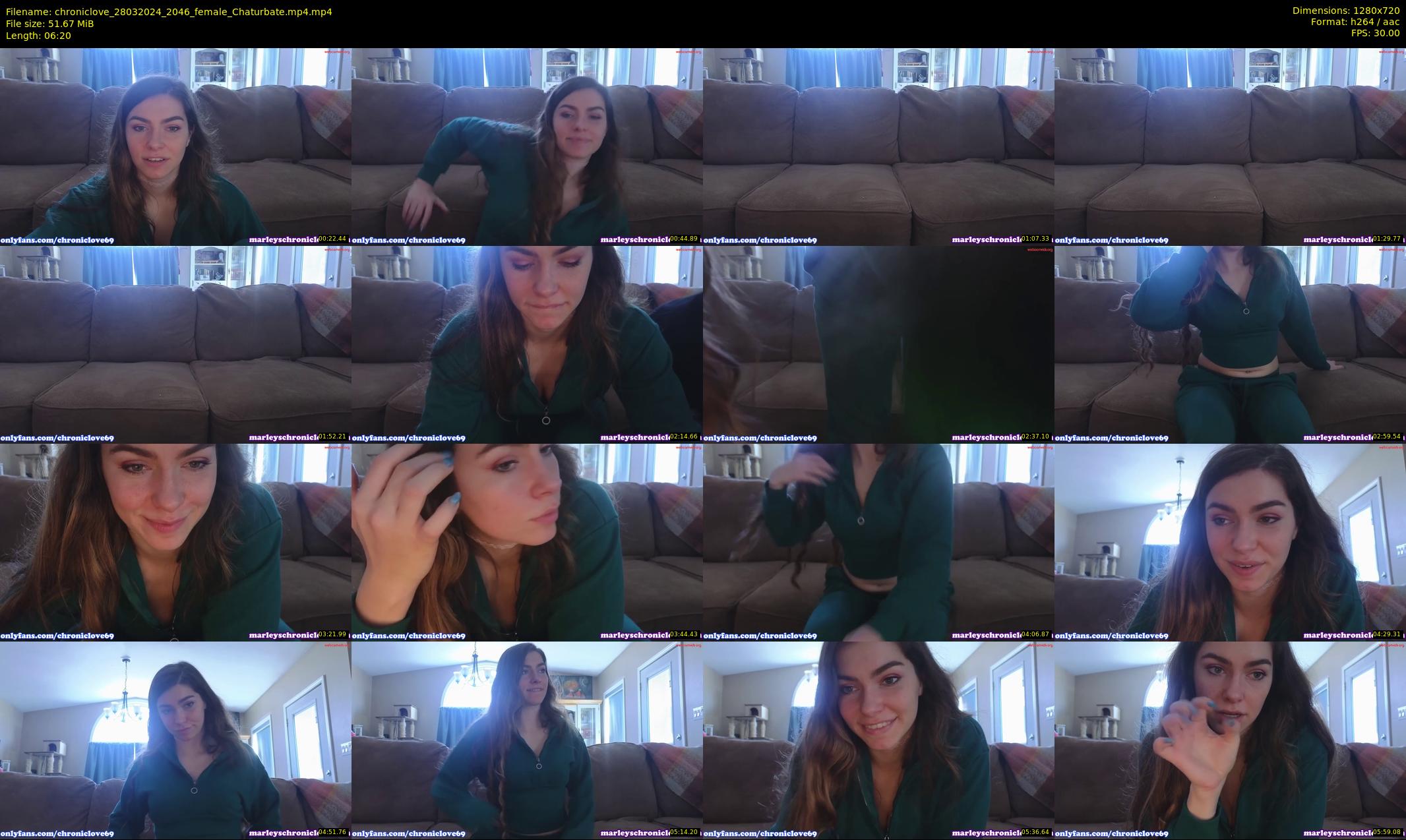 chroniclove — 7 minute Chaturbate female cam show recording, 720p, Mar 28, 2024
