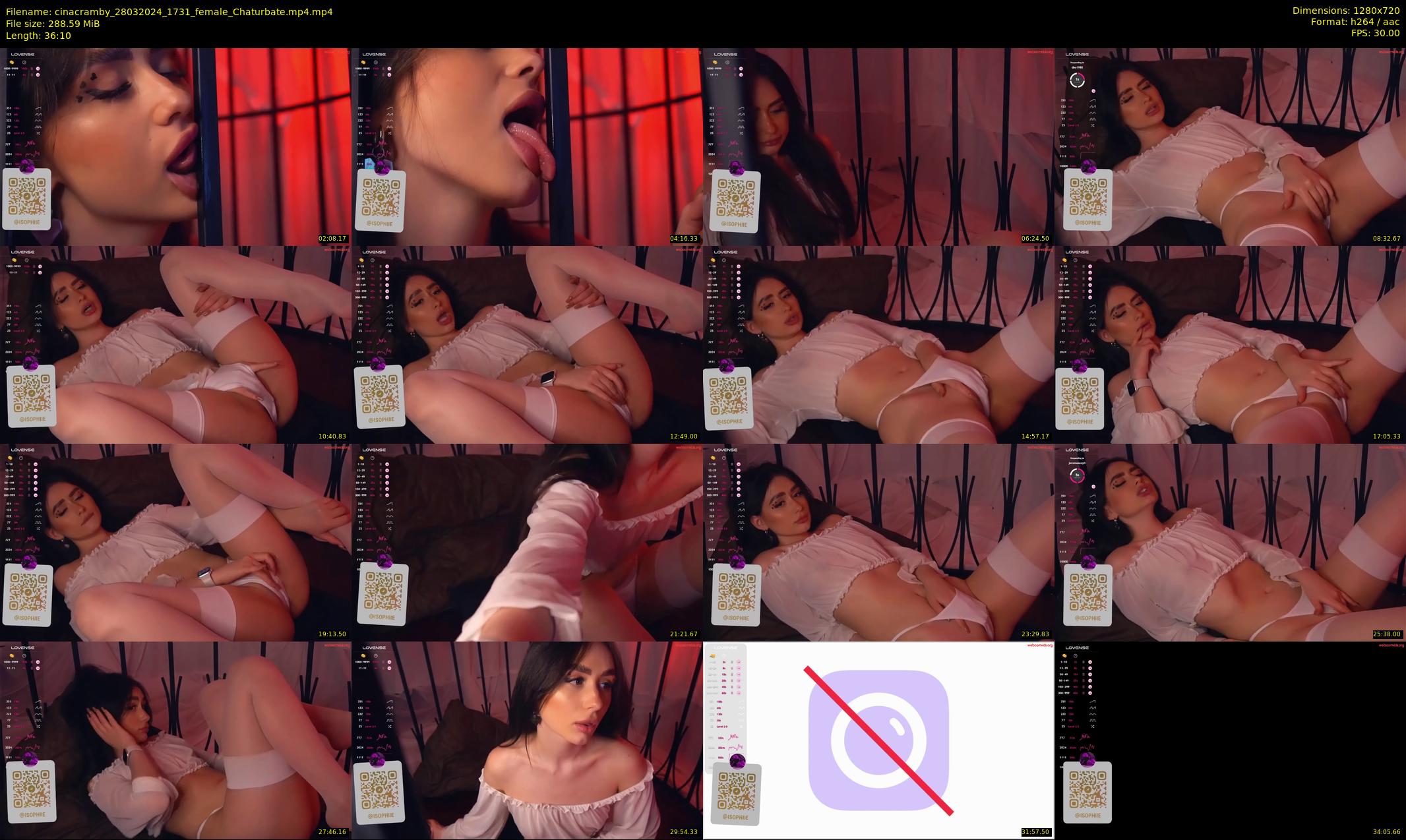 cinacramby — 37 minute Chaturbate female cam show recording, 720p, Mar 28, 2024