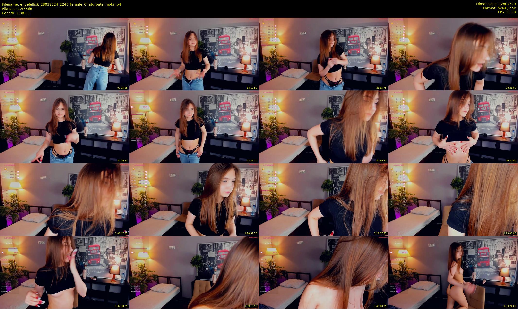 engelellick — 120 minute Chaturbate female cam show recording, 720p, Mar 28, 2024