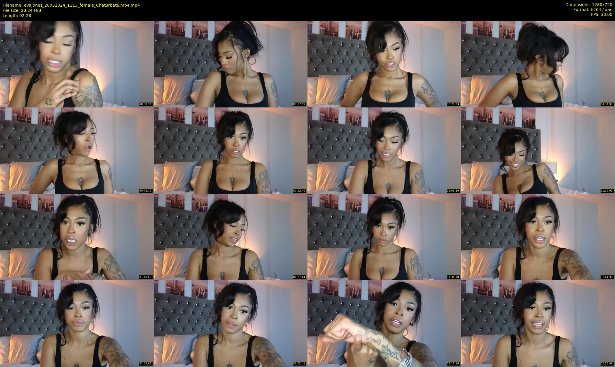 evajonez — 3 minute Chaturbate female cam show recording, 720p, Mar 28, 2024