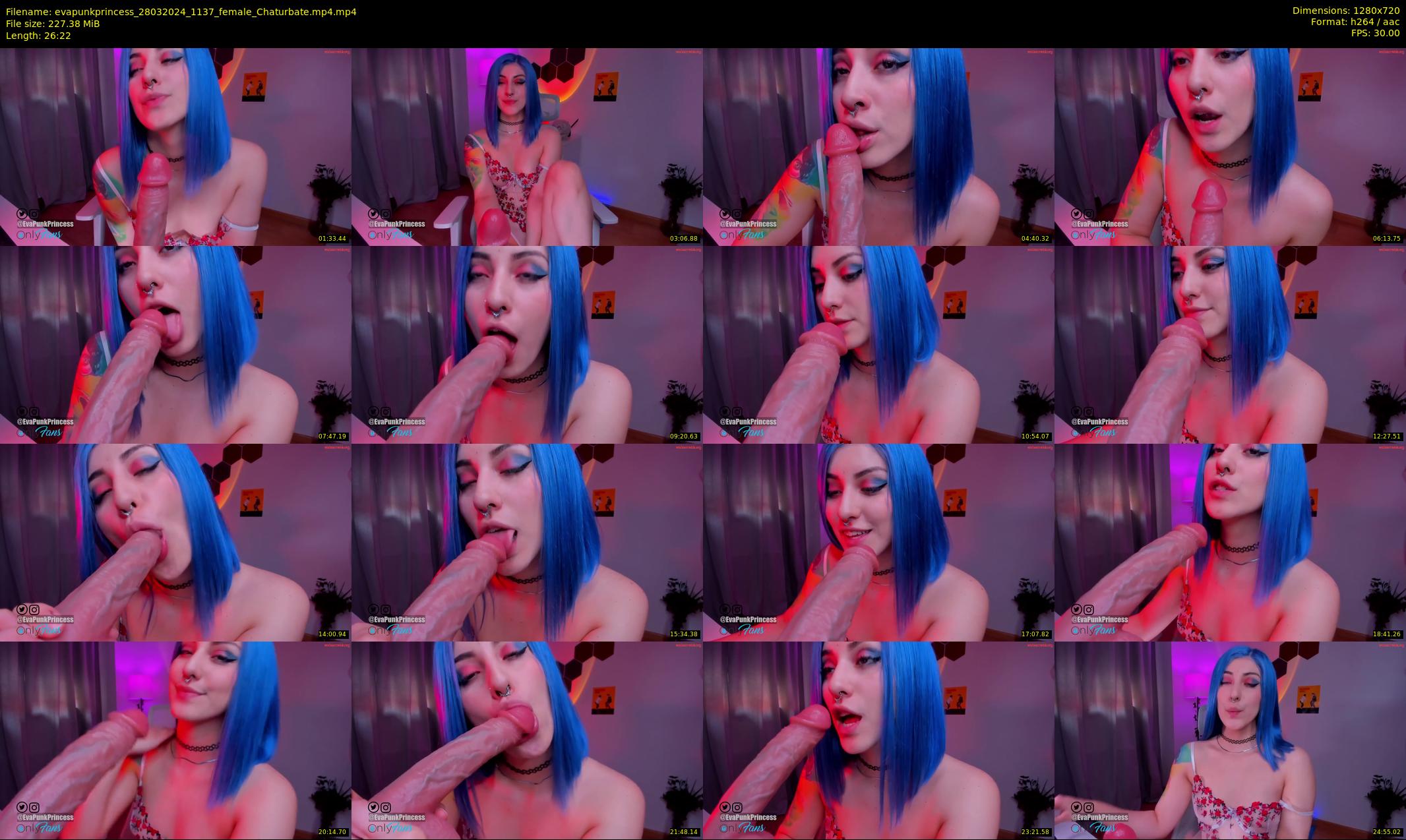 evapunkprincess — 27 minute Chaturbate female cam show recording, 720p, Mar 28, 2024