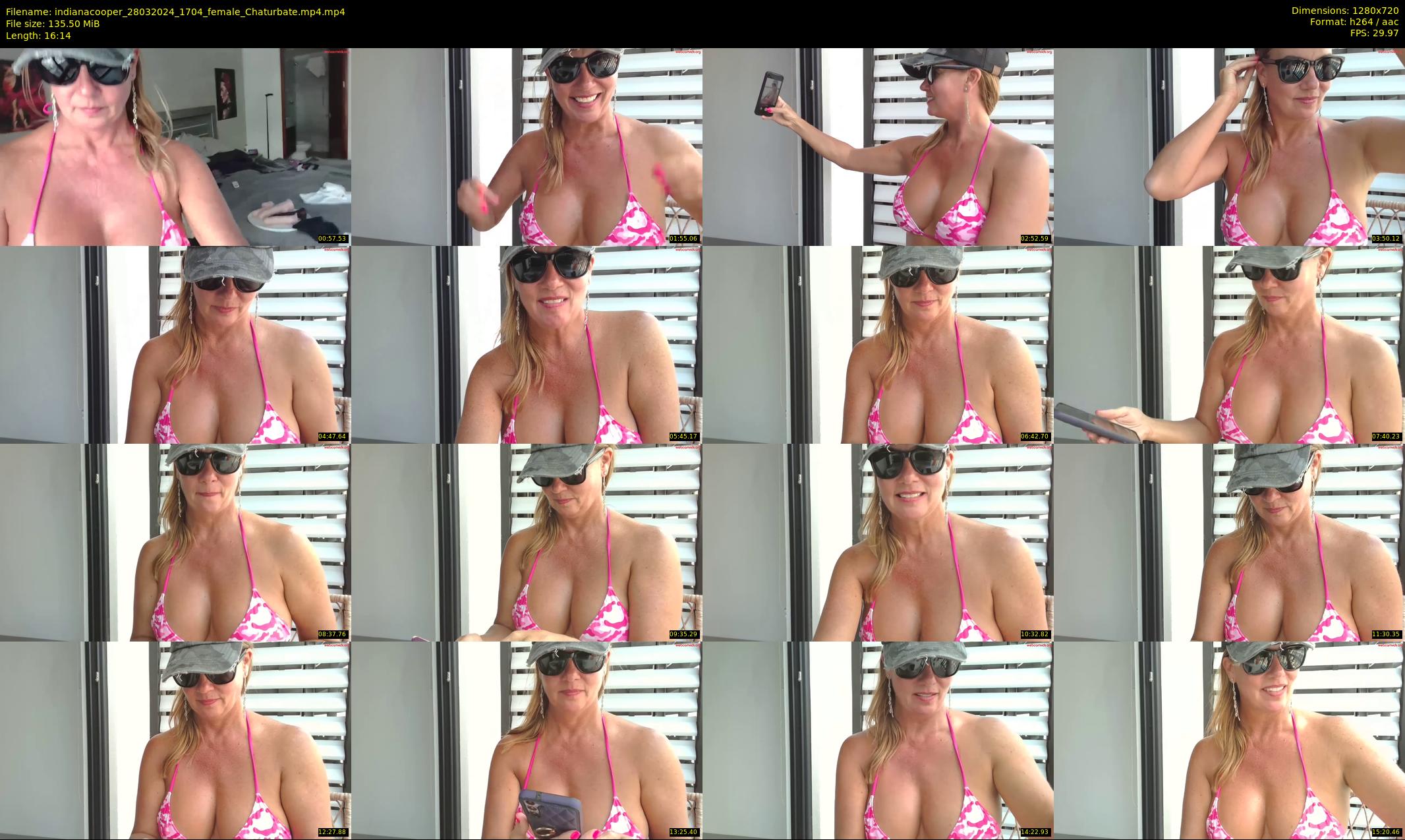 indianacooper — 17 minute Chaturbate female cam show recording, 720p, Mar 28, 2024