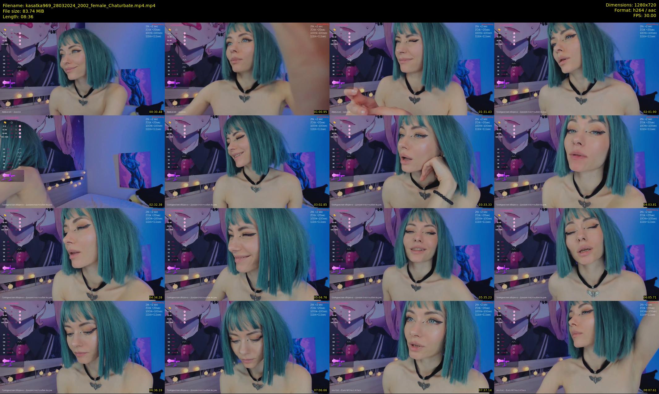 kasatka969 — 9 minute Chaturbate female cam show recording, 720p, Mar 28, 2024