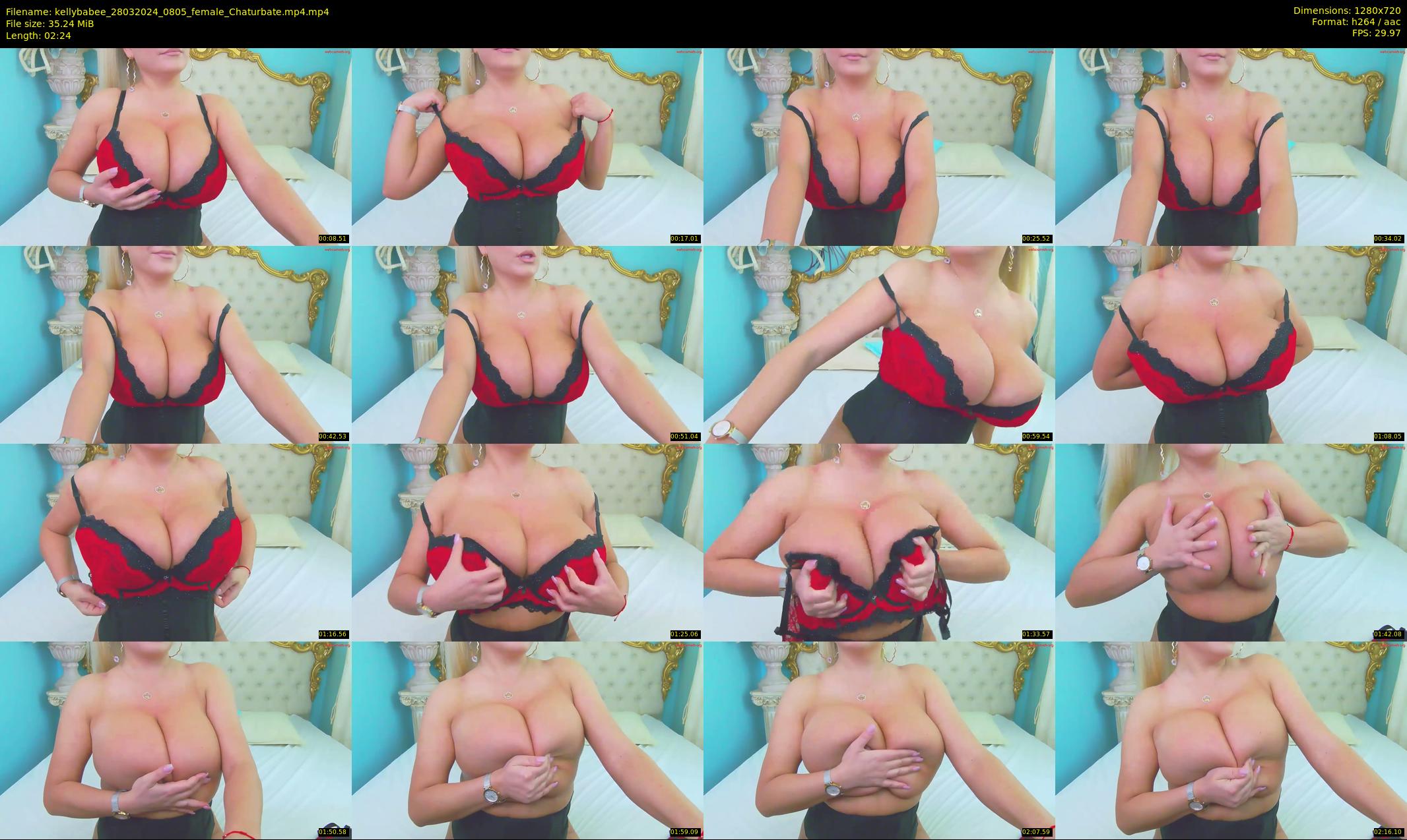 kellybabee — 3 minute Chaturbate female cam show recording, 720p, Mar 28, 2024