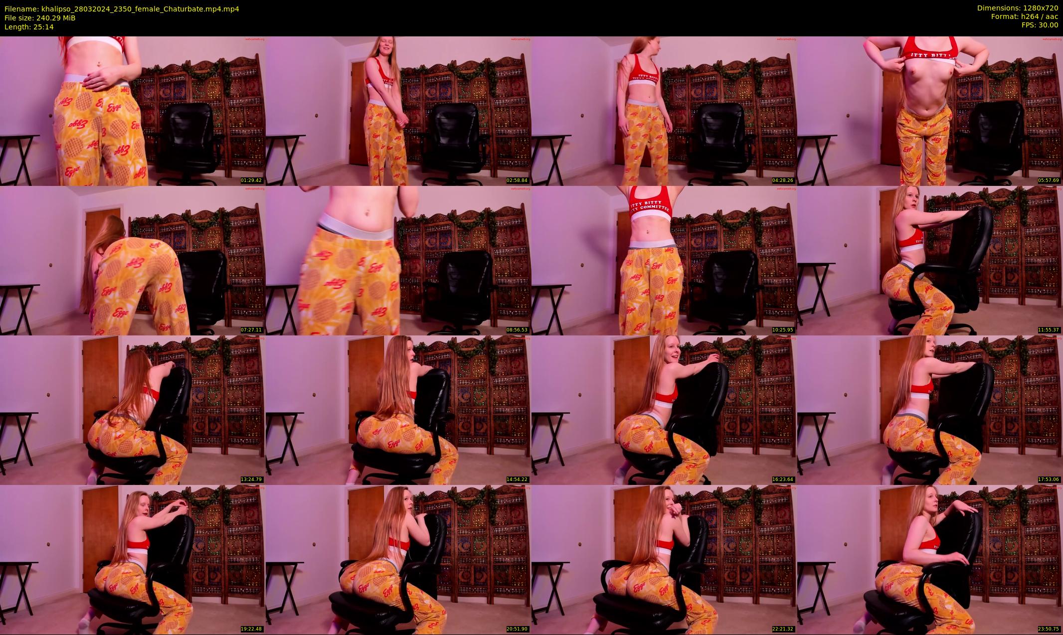 khalipso — 26 minute Chaturbate female cam show recording, 720p, Mar 28, 2024