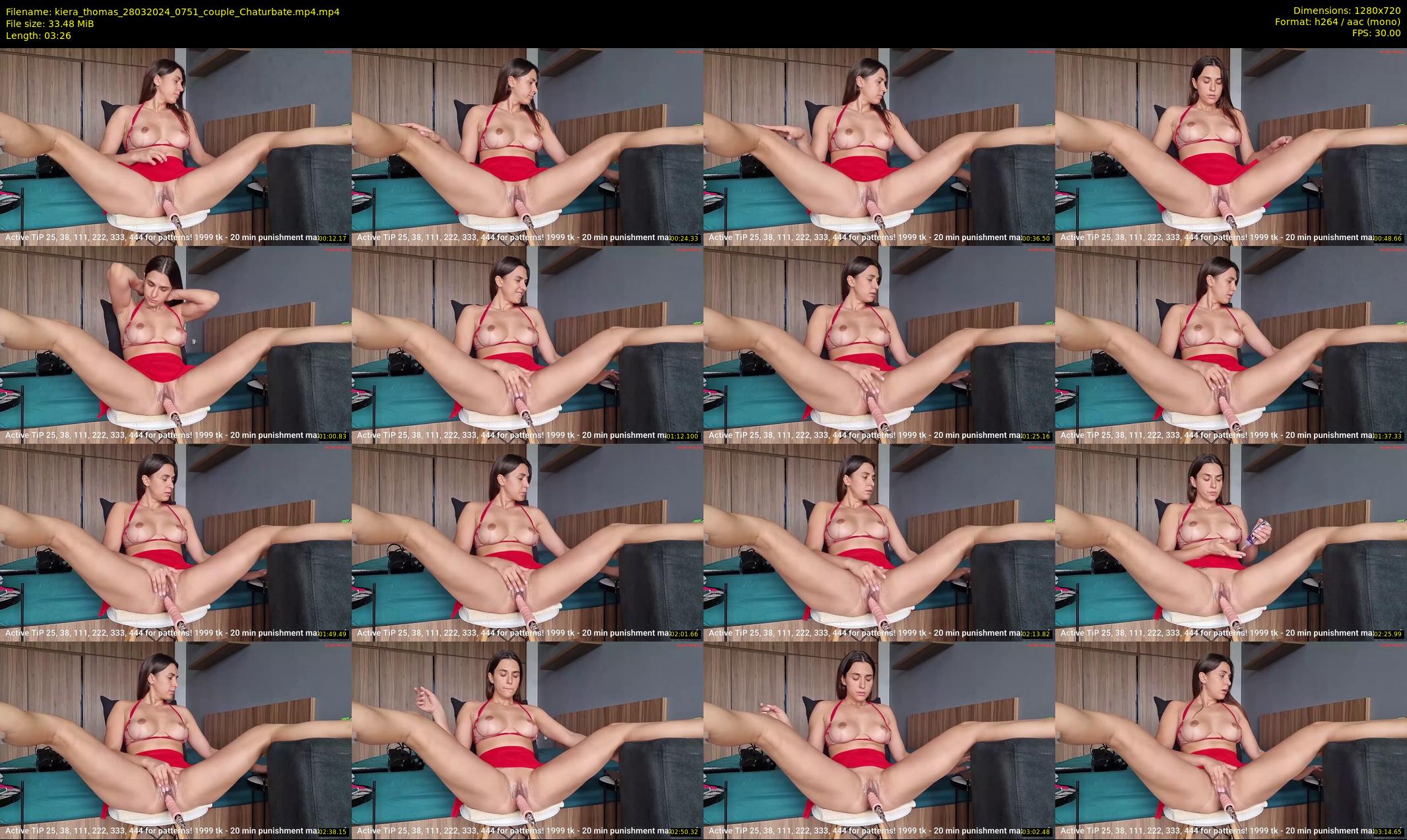 kiera_thomas — 4 minute Chaturbate couple cam show recording, 720p, Mar 28, 2024