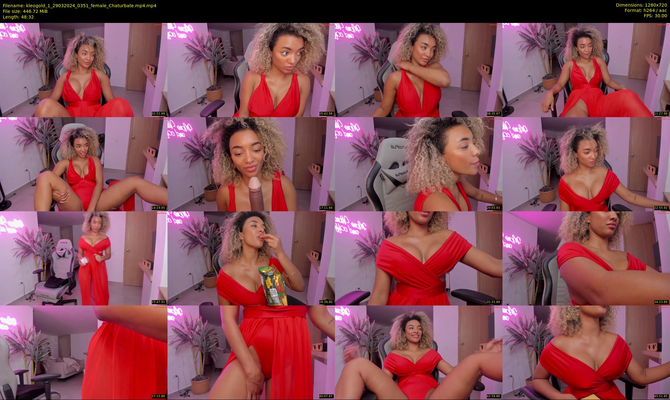 kleogold_1 — 49 minute Chaturbate female cam show recording, 720p, Mar 29, 2024
