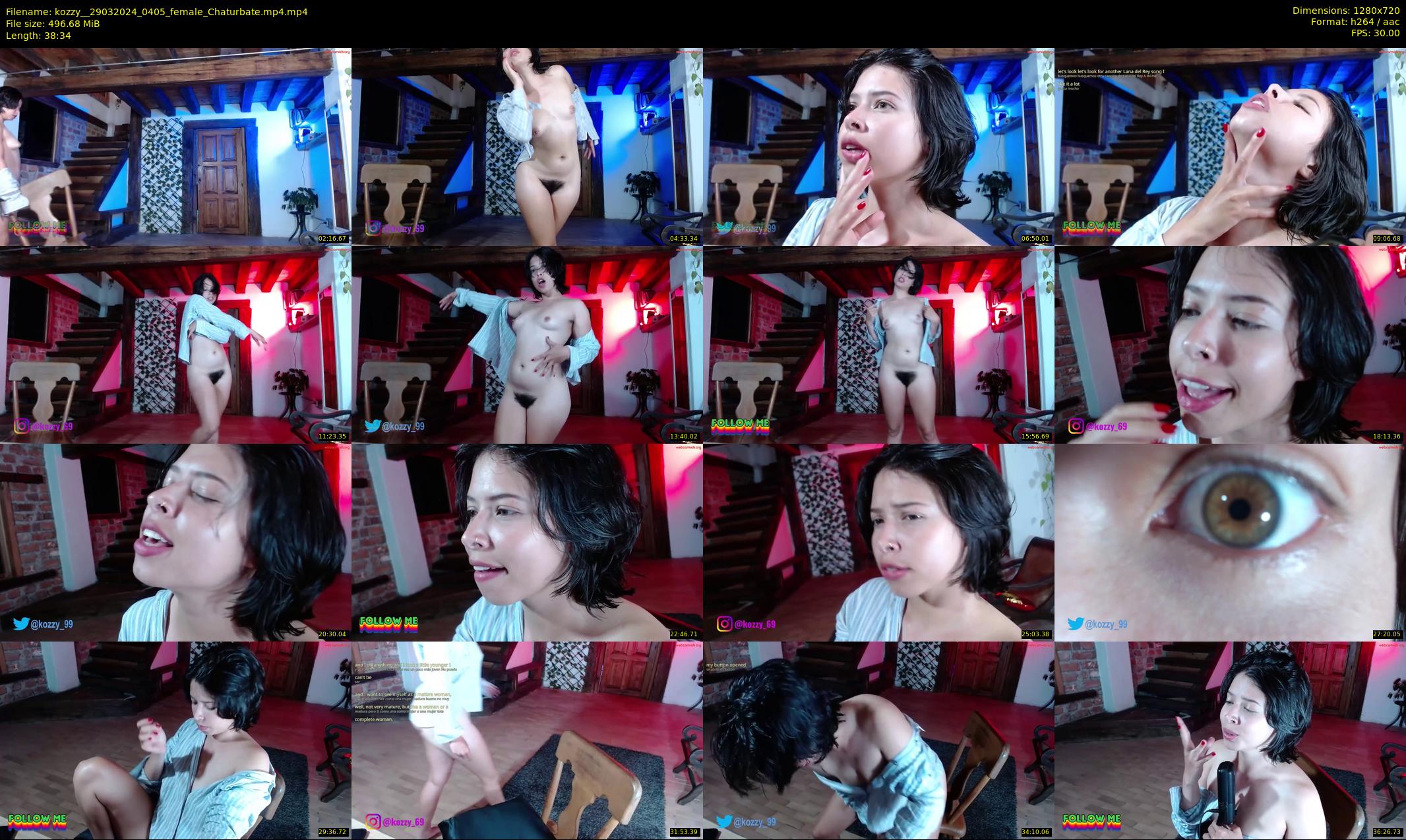 kozzy_ — 39 minute Chaturbate female cam show recording, 720p, Mar 29, 2024