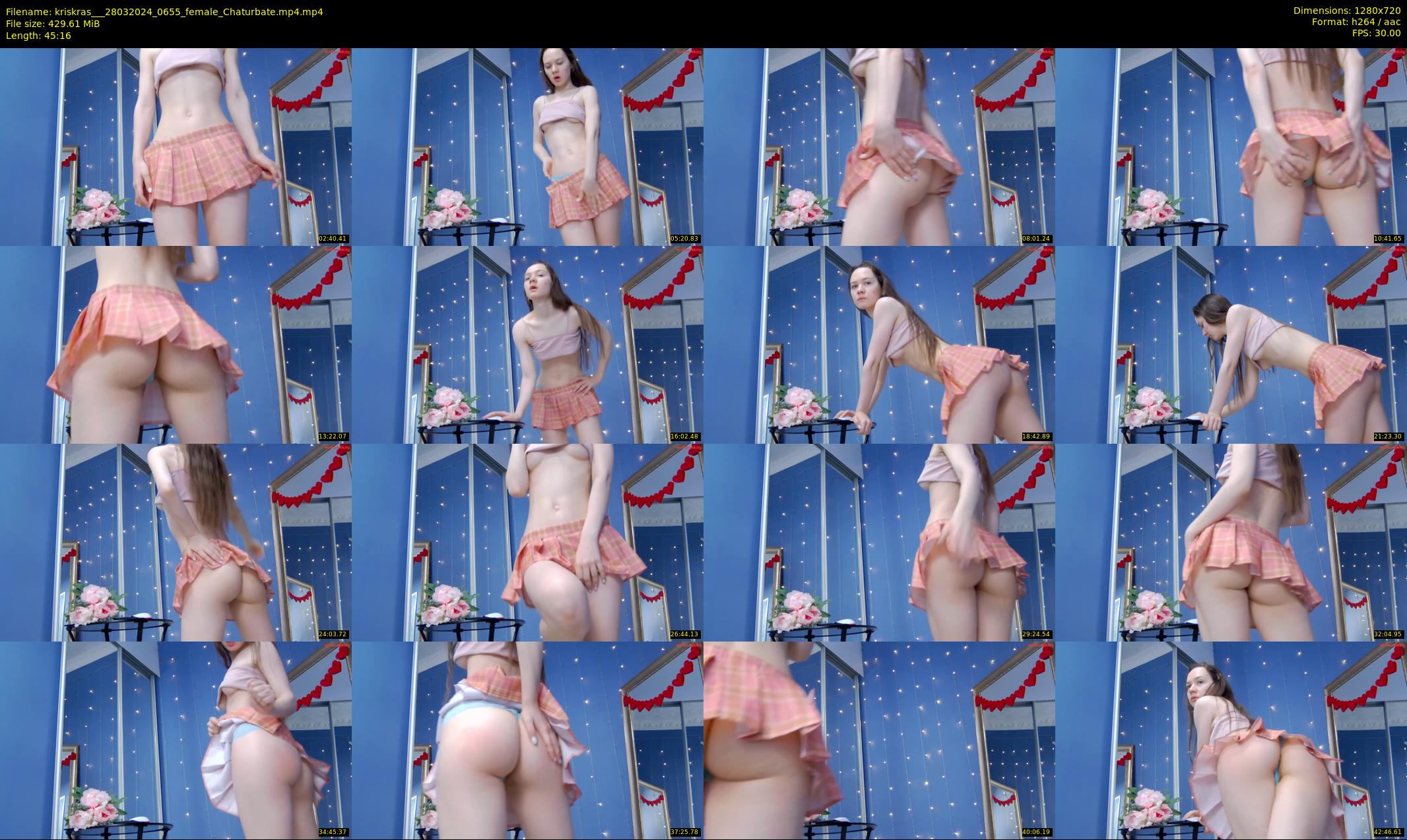kriskras__ — 46 minute Chaturbate female cam show recording, 720p, Mar 28, 2024