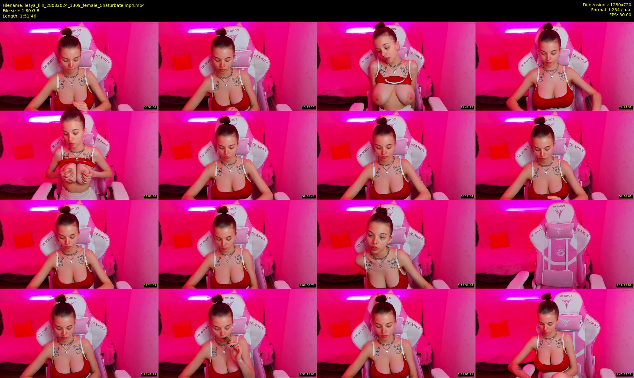 lesya_flin — 112 minute Chaturbate female cam show recording, 720p, Mar 28, 2024