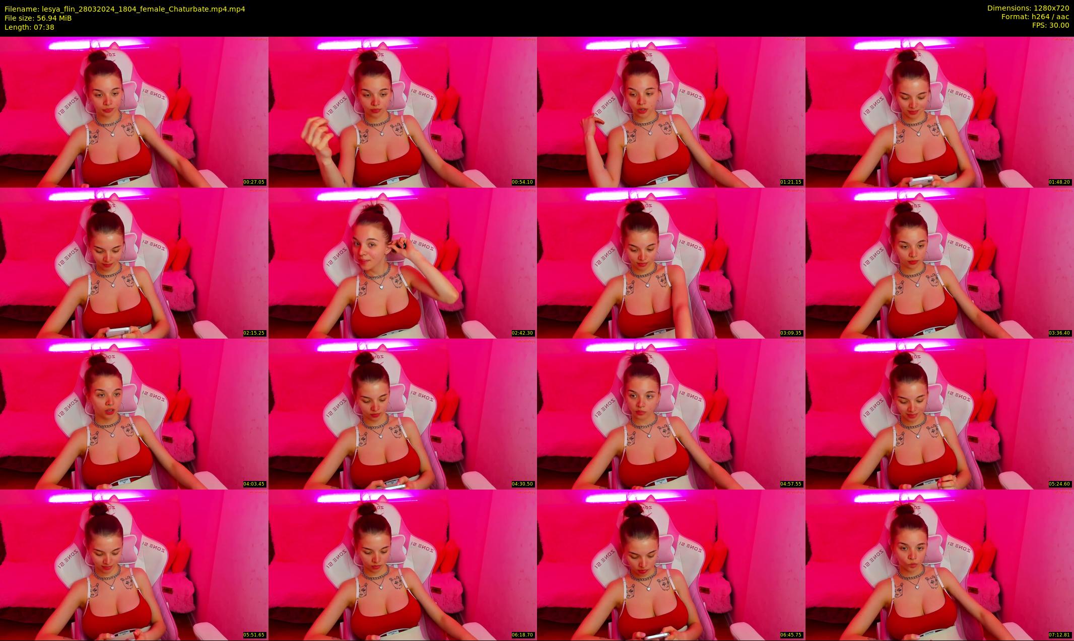 lesya_flin — 8 minute Chaturbate female cam show recording, 720p, Mar 28, 2024